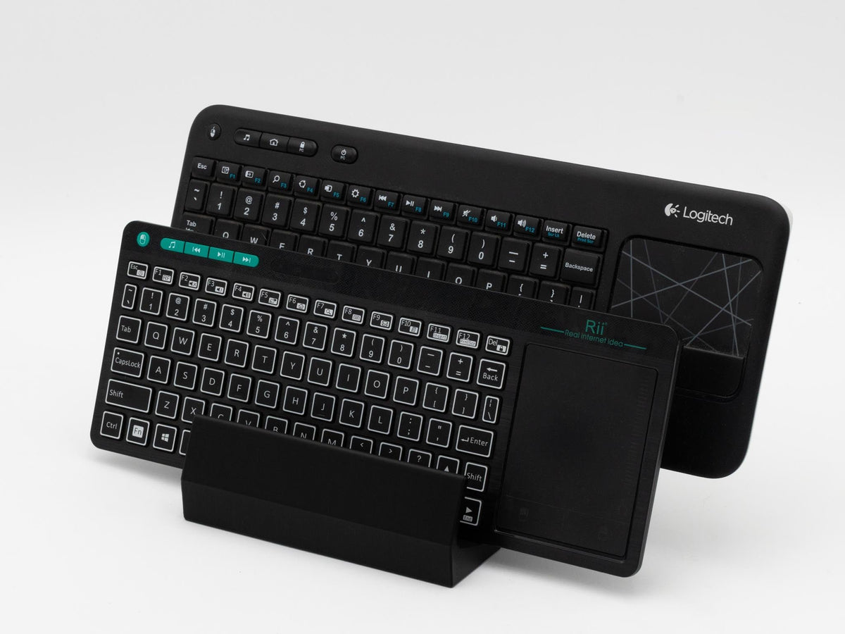 Dual Keyboard Holder for Desks | Shelves | Home | Office | Collectors