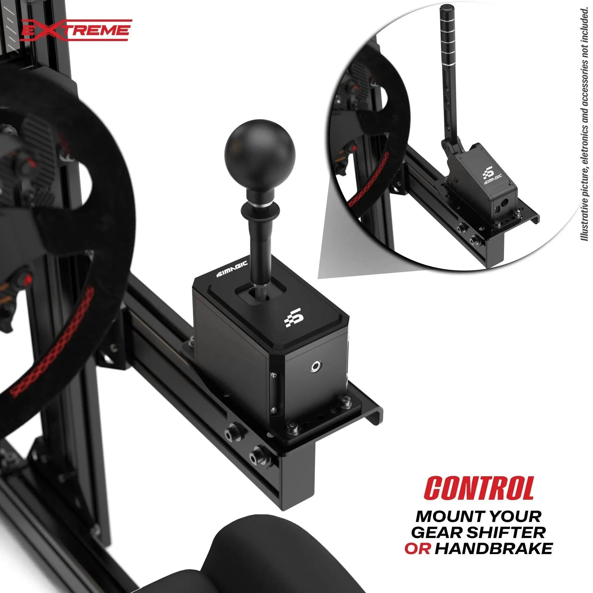 AX-80 SHIFTER MOUNT ADD-ON SIMAGIC