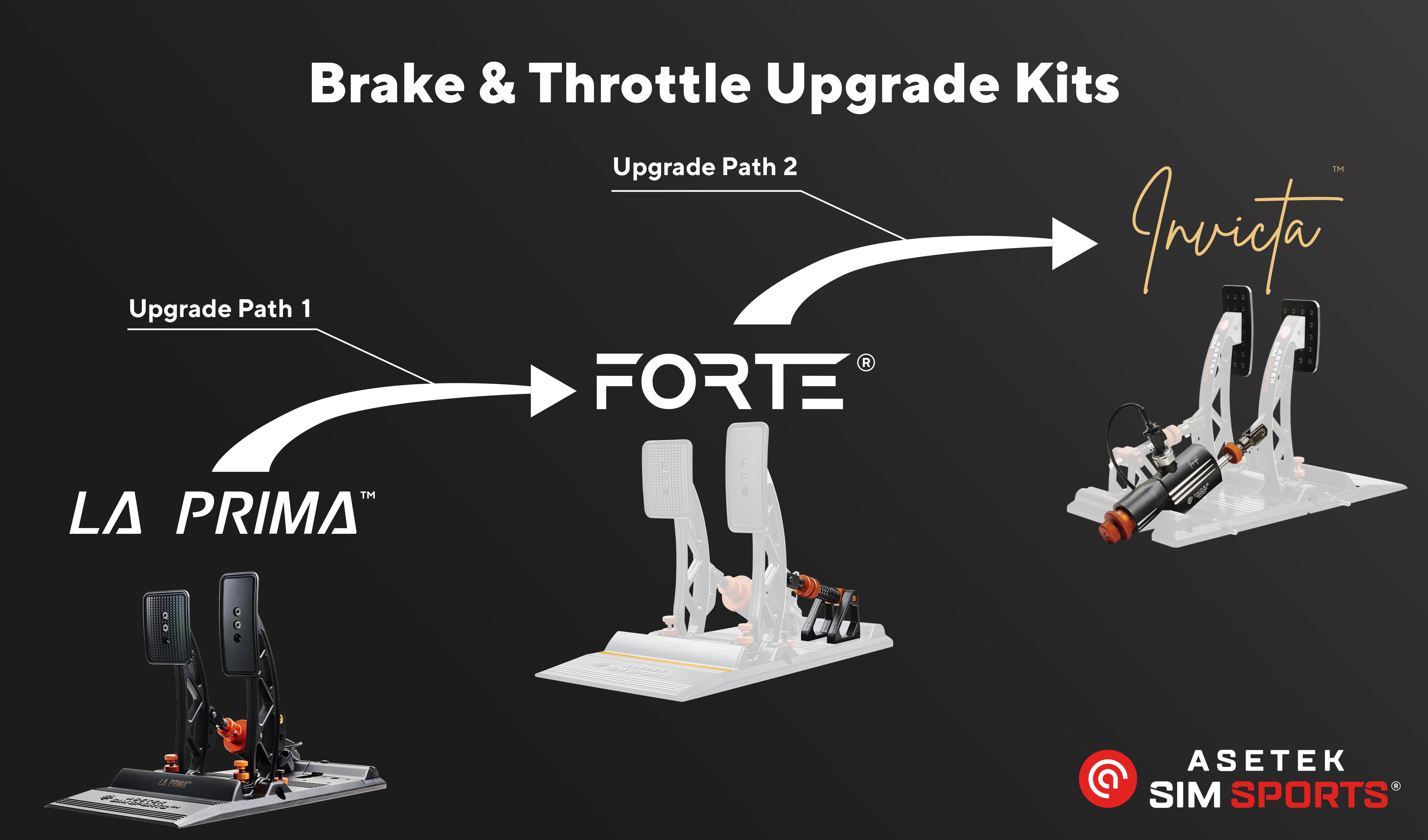 Asetek SimSports - Forte® to Invicta™ Upgrade Kit-Open Box