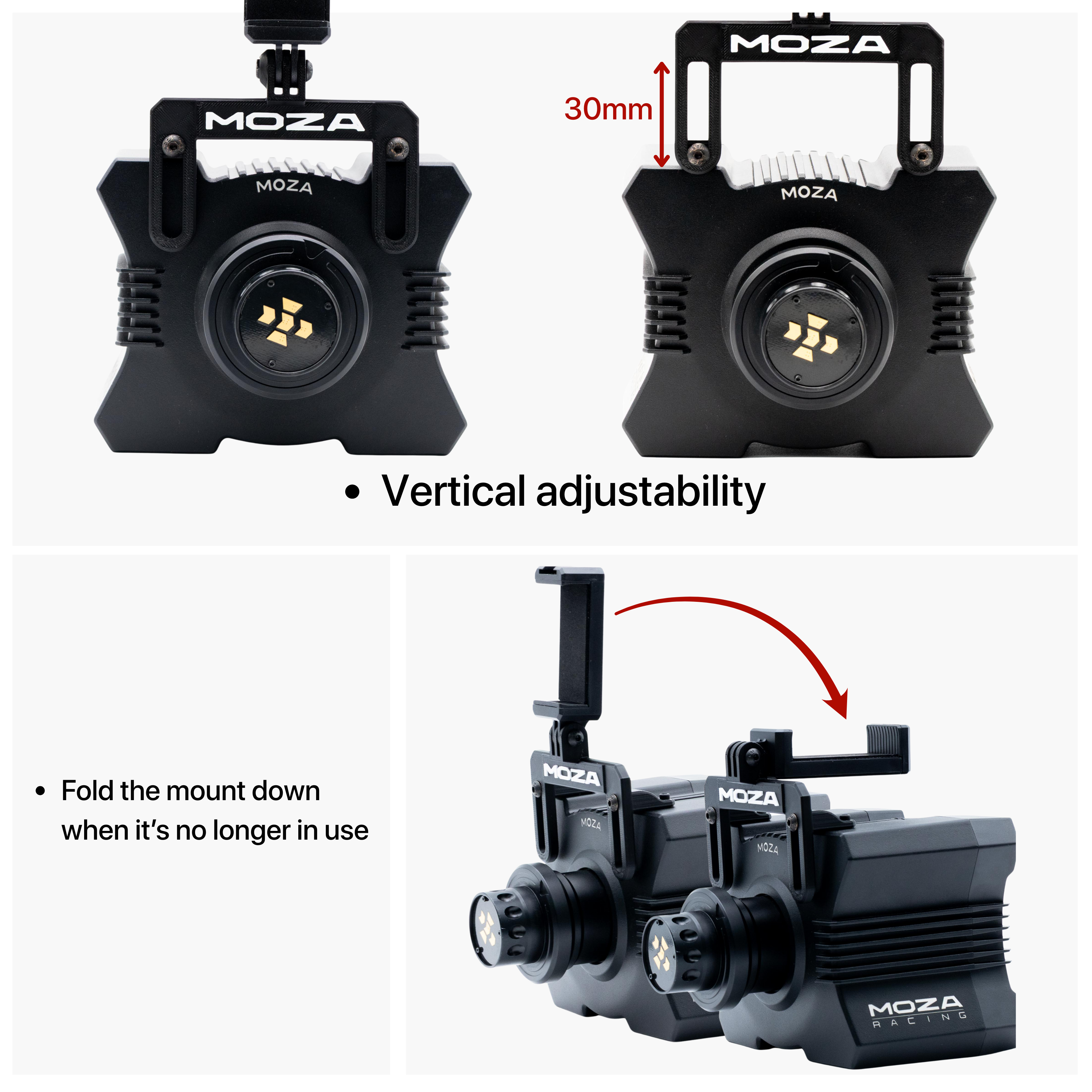 Moza Adjustable Dashboard Phone Mount