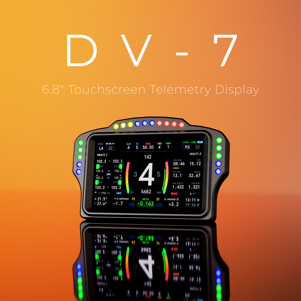 SSG Racing DV-7 Dashboard