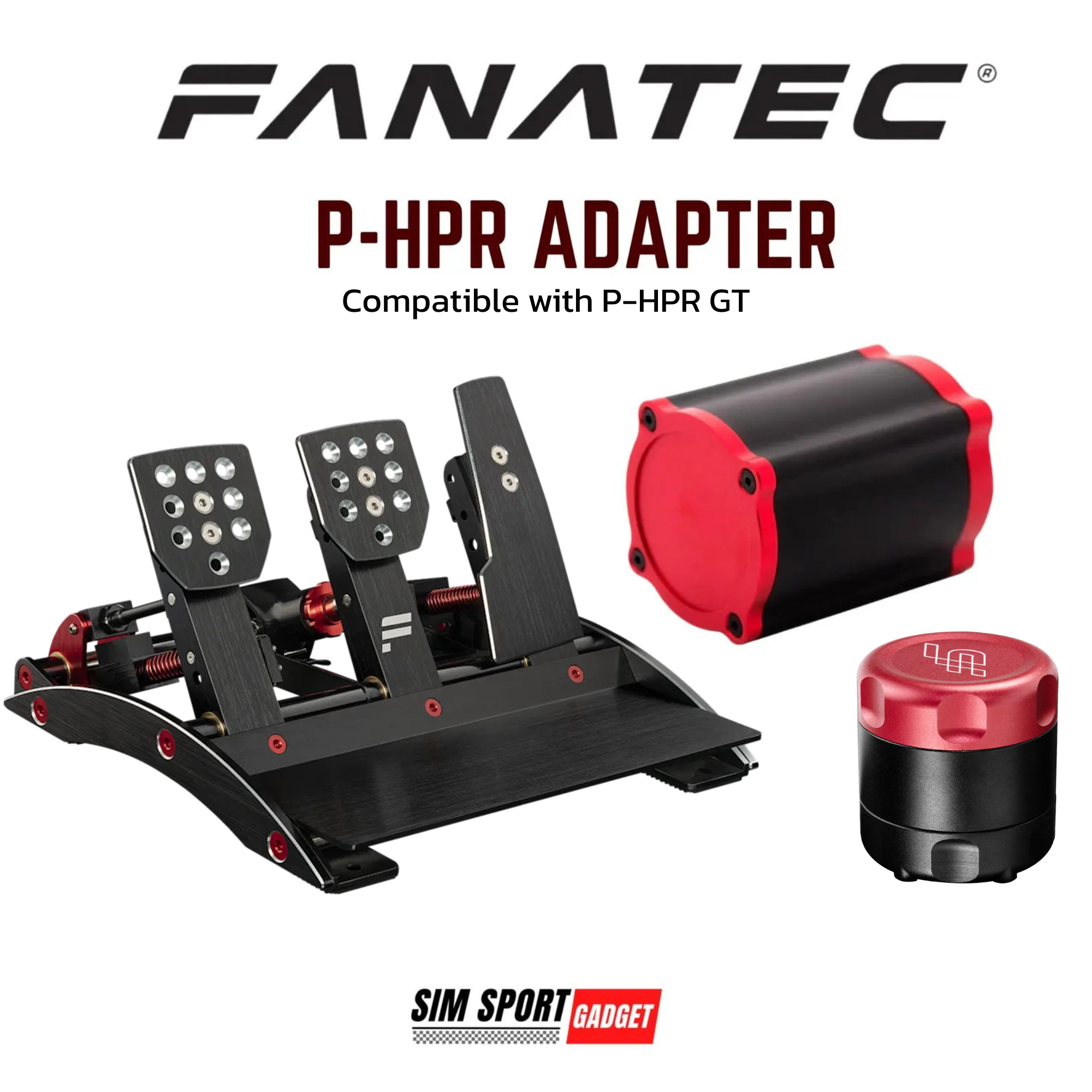 Fanatec ClubSport V3 Pedal Simagic P-HPR Mount - SimSportGadget Fanatec ClubSport V3 Pedal Simagic P-HPR Mount - SimSportGadget