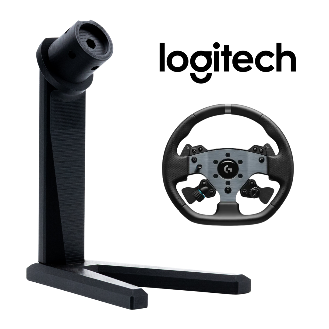 Logitech QR Wheel Display Stand for Sim Racing Steering Wheels