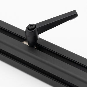M8 locking handle installed on T-slot profile