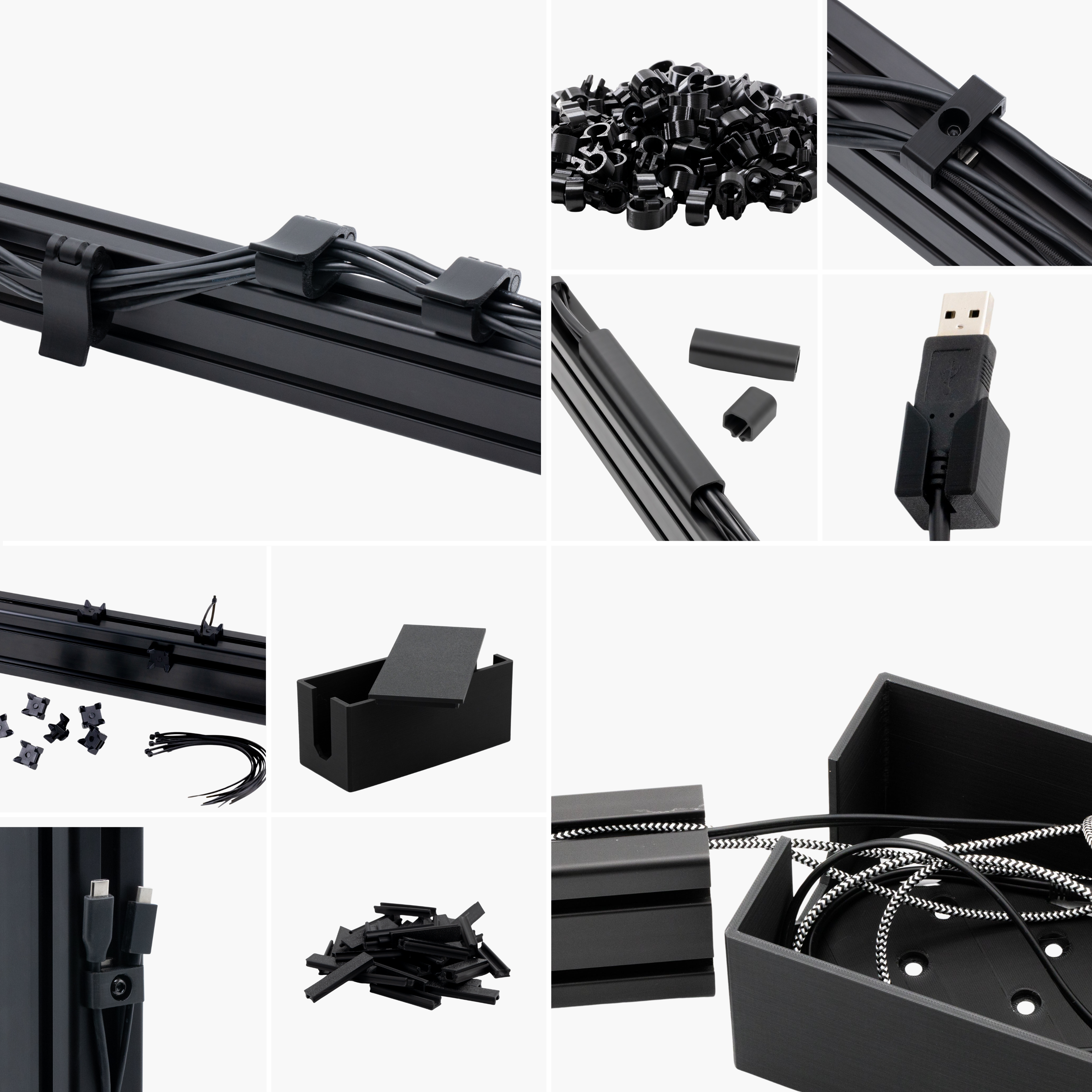 Cable Management Pro Pack for Sim Racing Rig | Flight Sim
