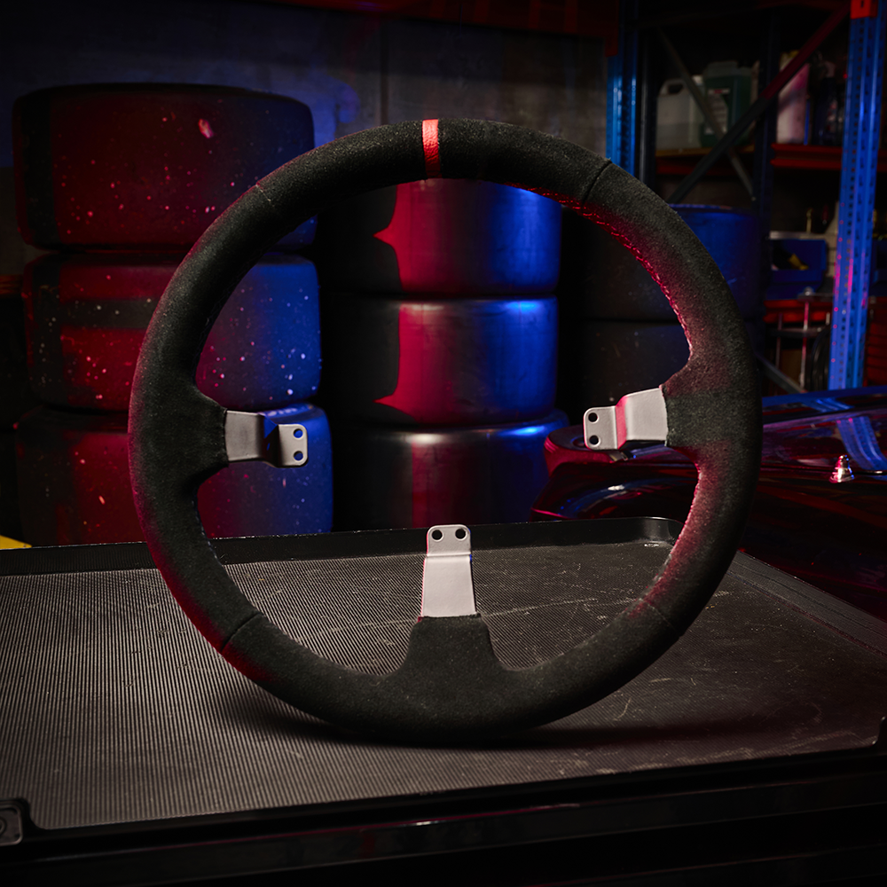 Asetek SimSports® Dished Suede Rim