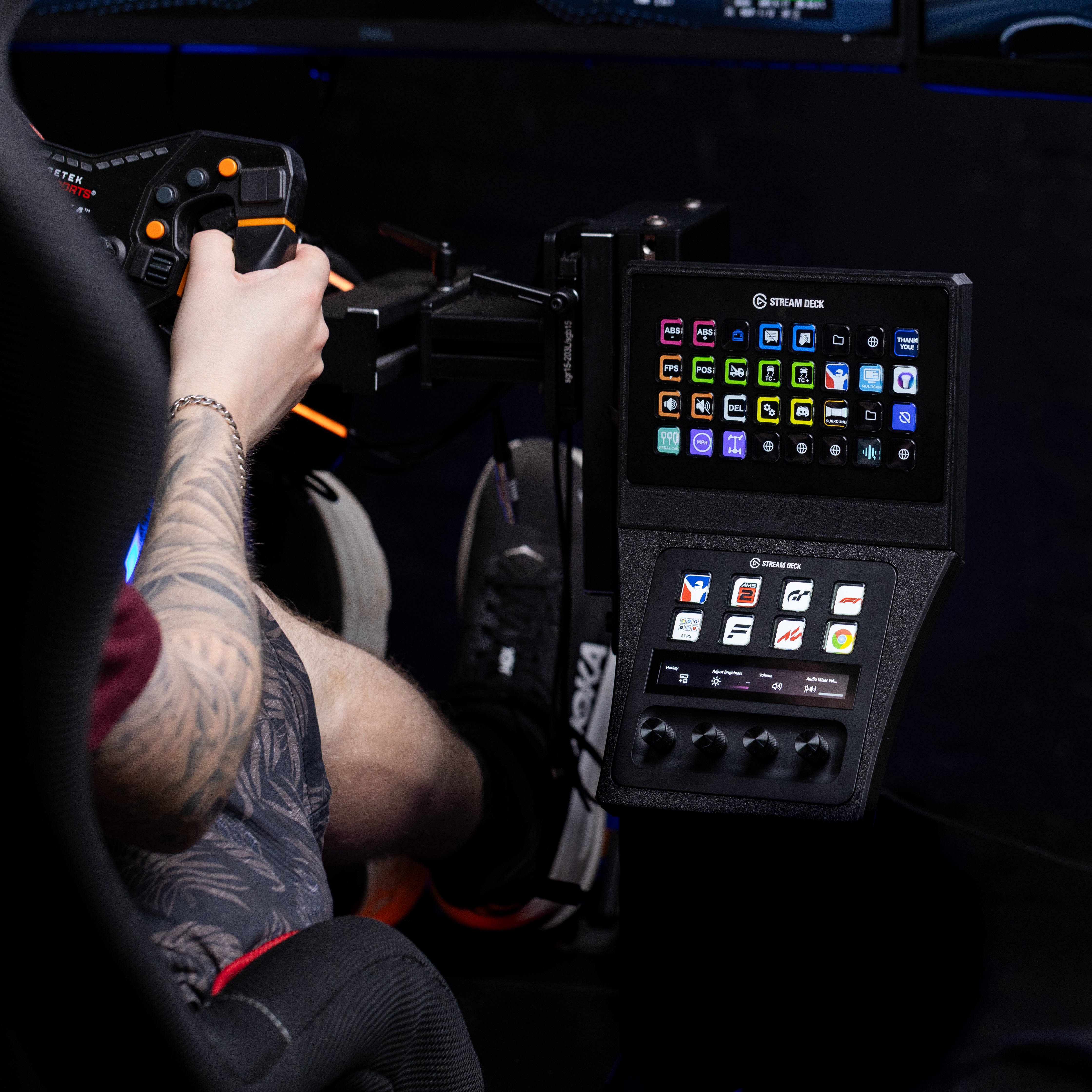 Stream Deck XL + Plus Combo Console Mount