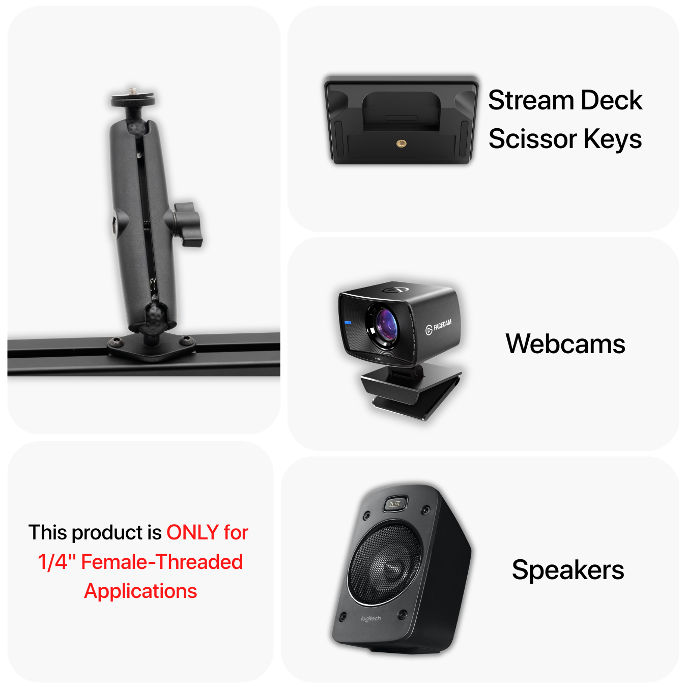 SSG Premium RA-6 1/4-Inch Articulating Arm