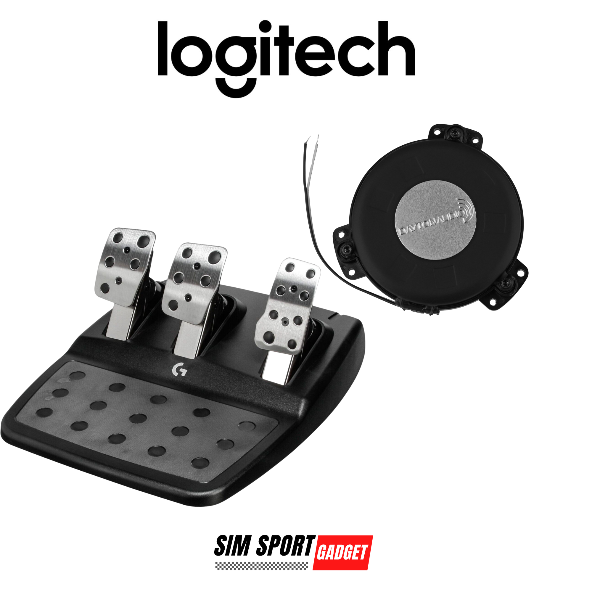Logitech G923 Pedal Dayton Audio TT25 Shaker Adapter