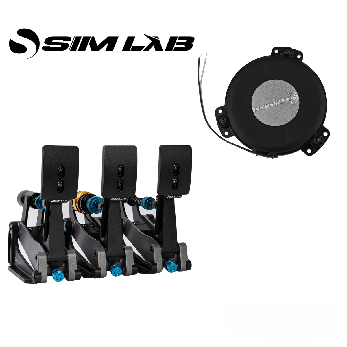 Simlab XP1 Pedal Dayton Audio TT25 Shaker Adapter