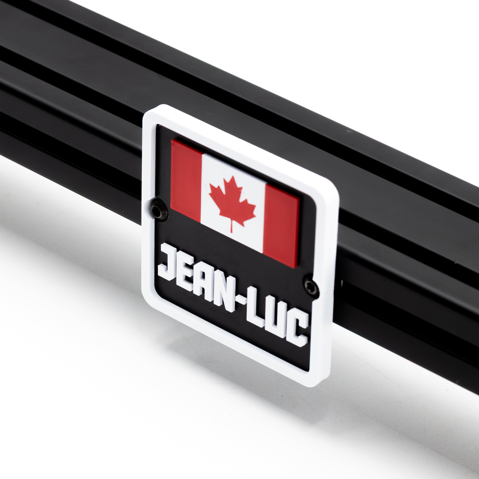 Custom Name Plate with Flag