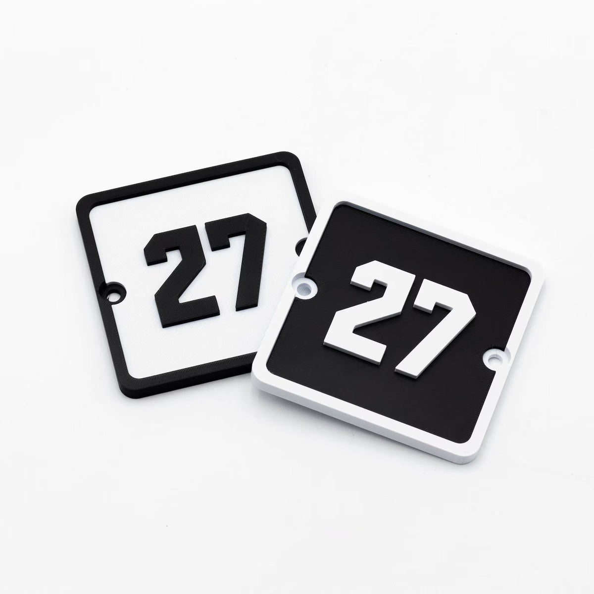 Customizable Number Plate for Aluminum Profile Rig | Sim Racing