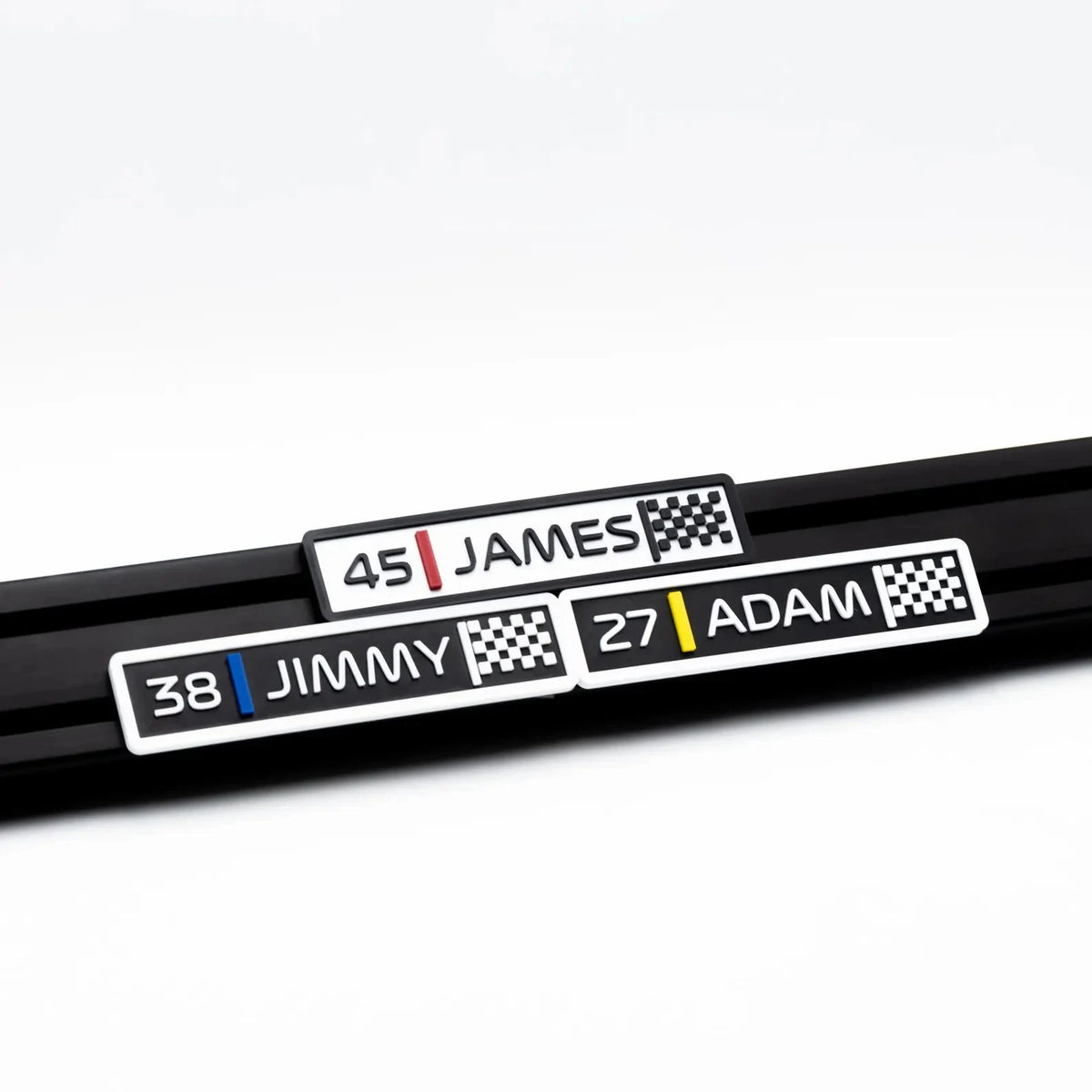 Formula One Style Name Tag Decor Art