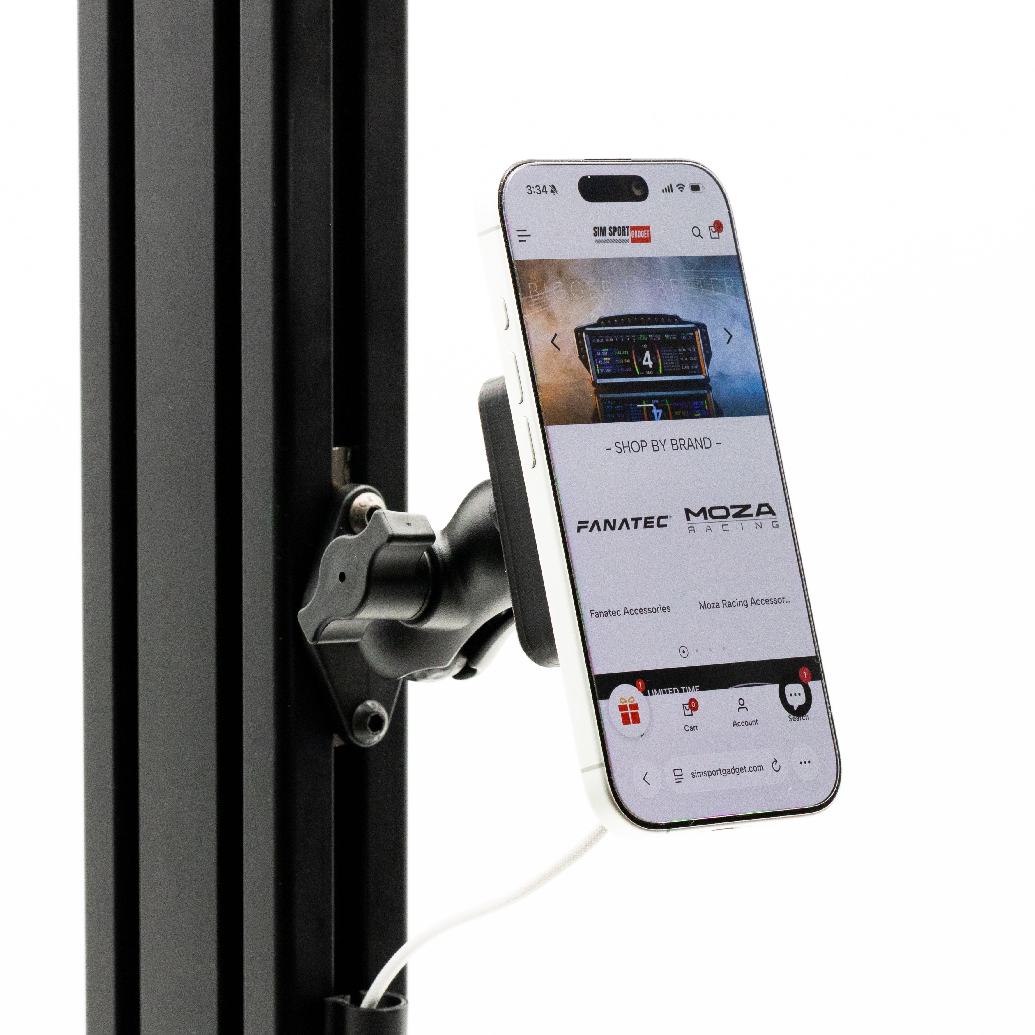MagSafe Charger Mount with Premium Metal Adjustable Arm