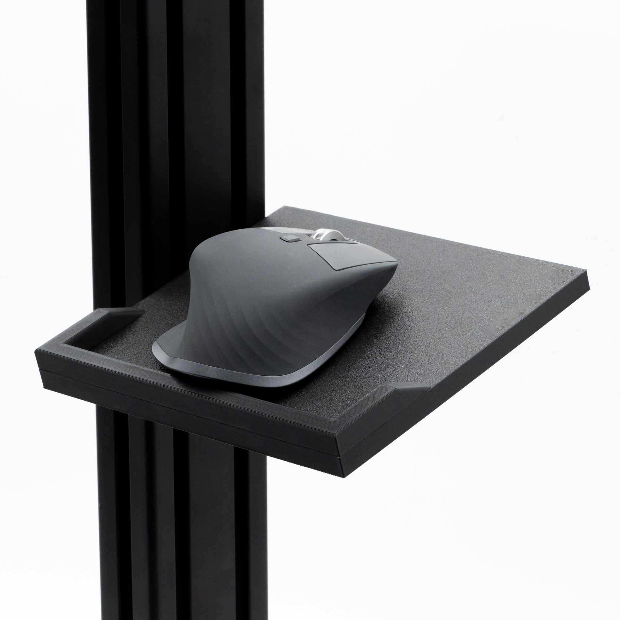 Mouse Pad with Rail for Sim Racing Rig