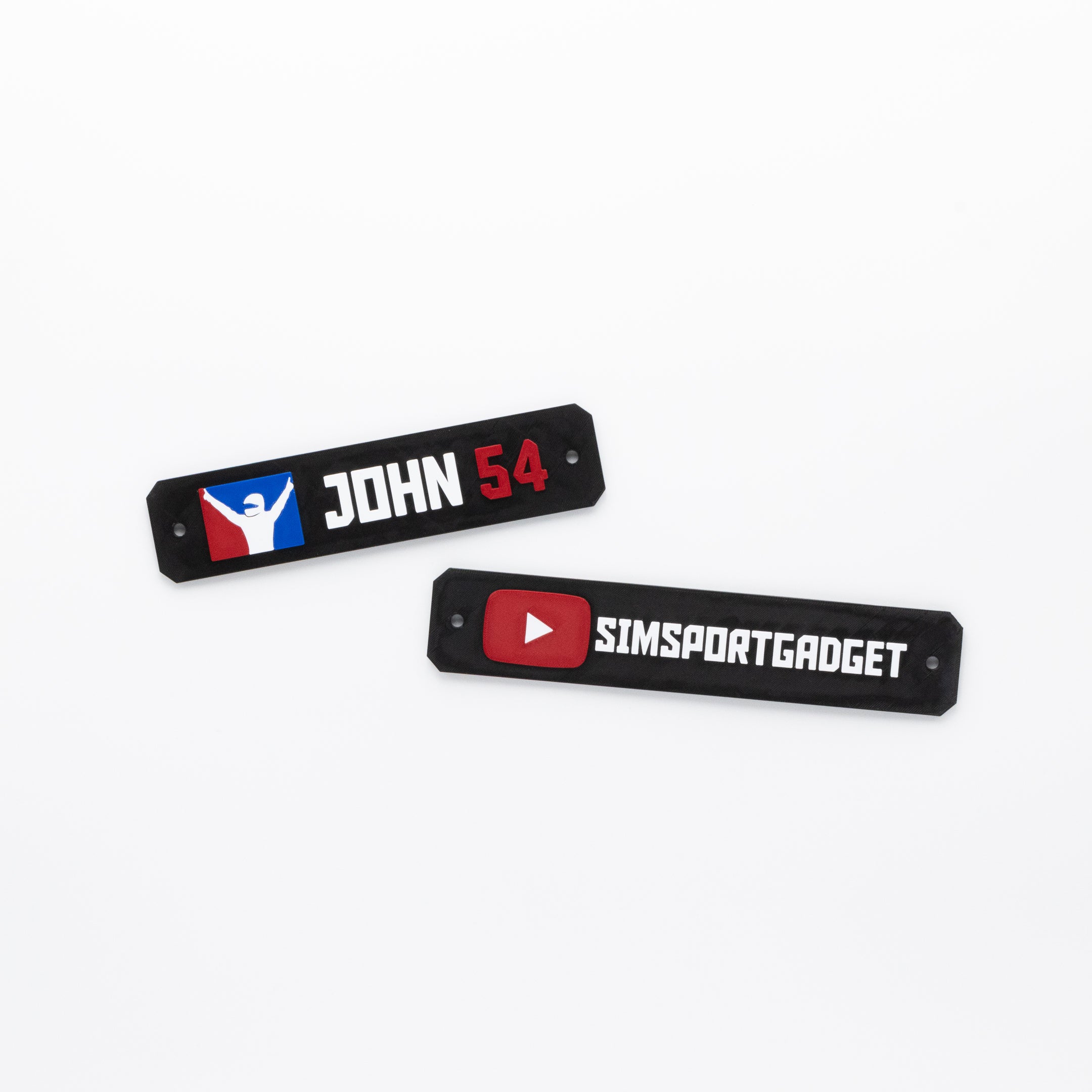 Custom Name Tag for Aluminum Profiles | Sim Rigs