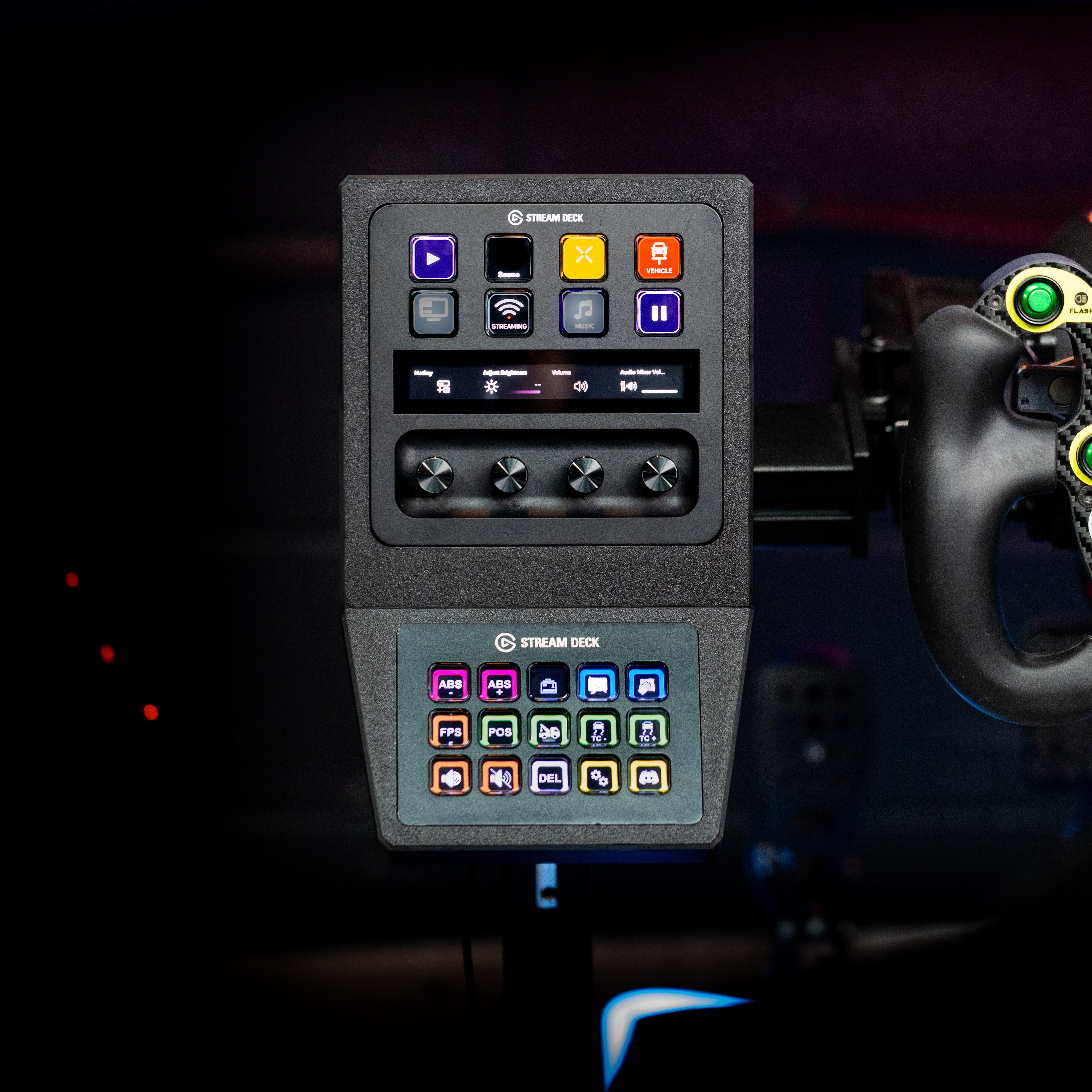 Stream Deck Plus and MK2/MK1 Combo Console Mount