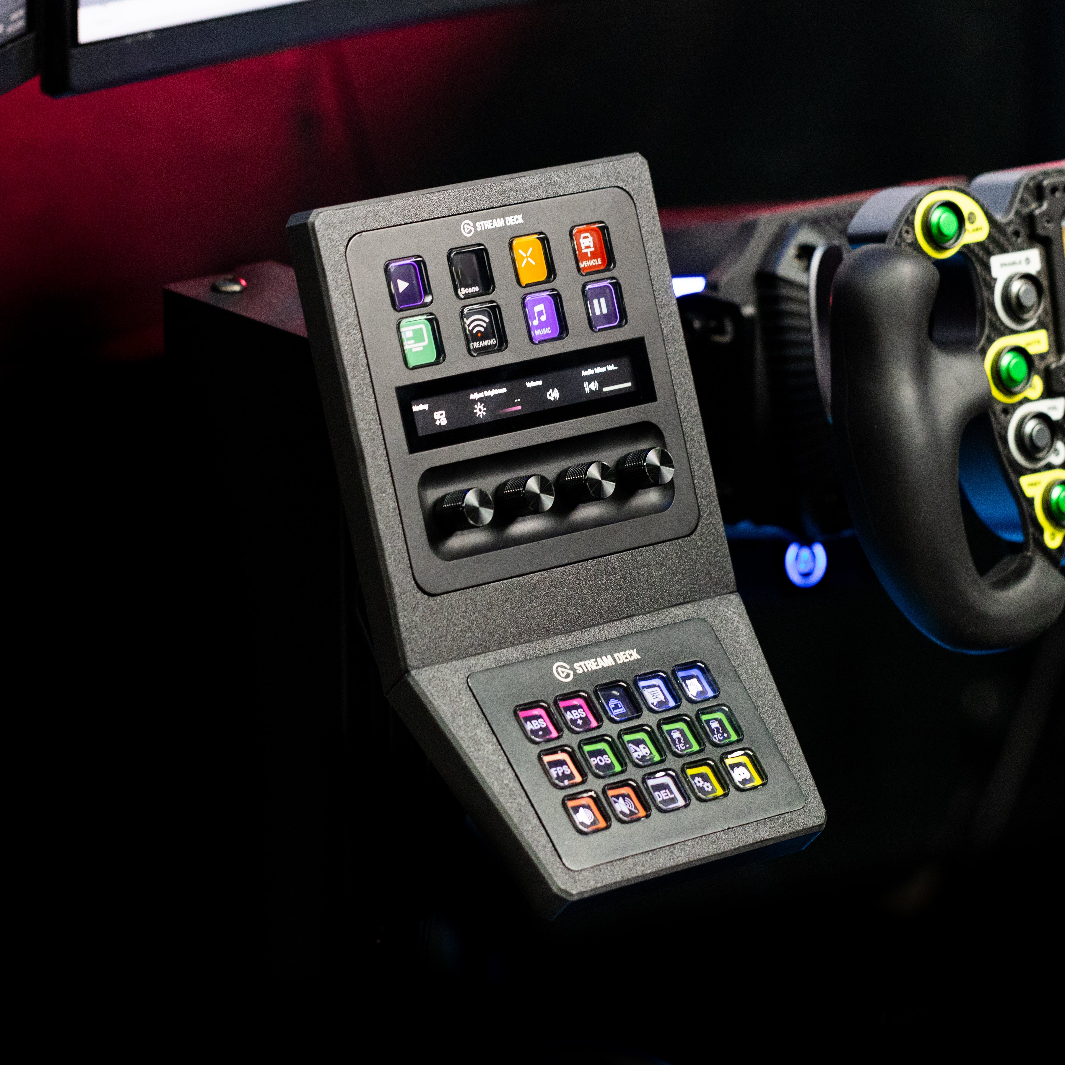 Stream Deck Plus and MK2/MK1 Combo Console Mount