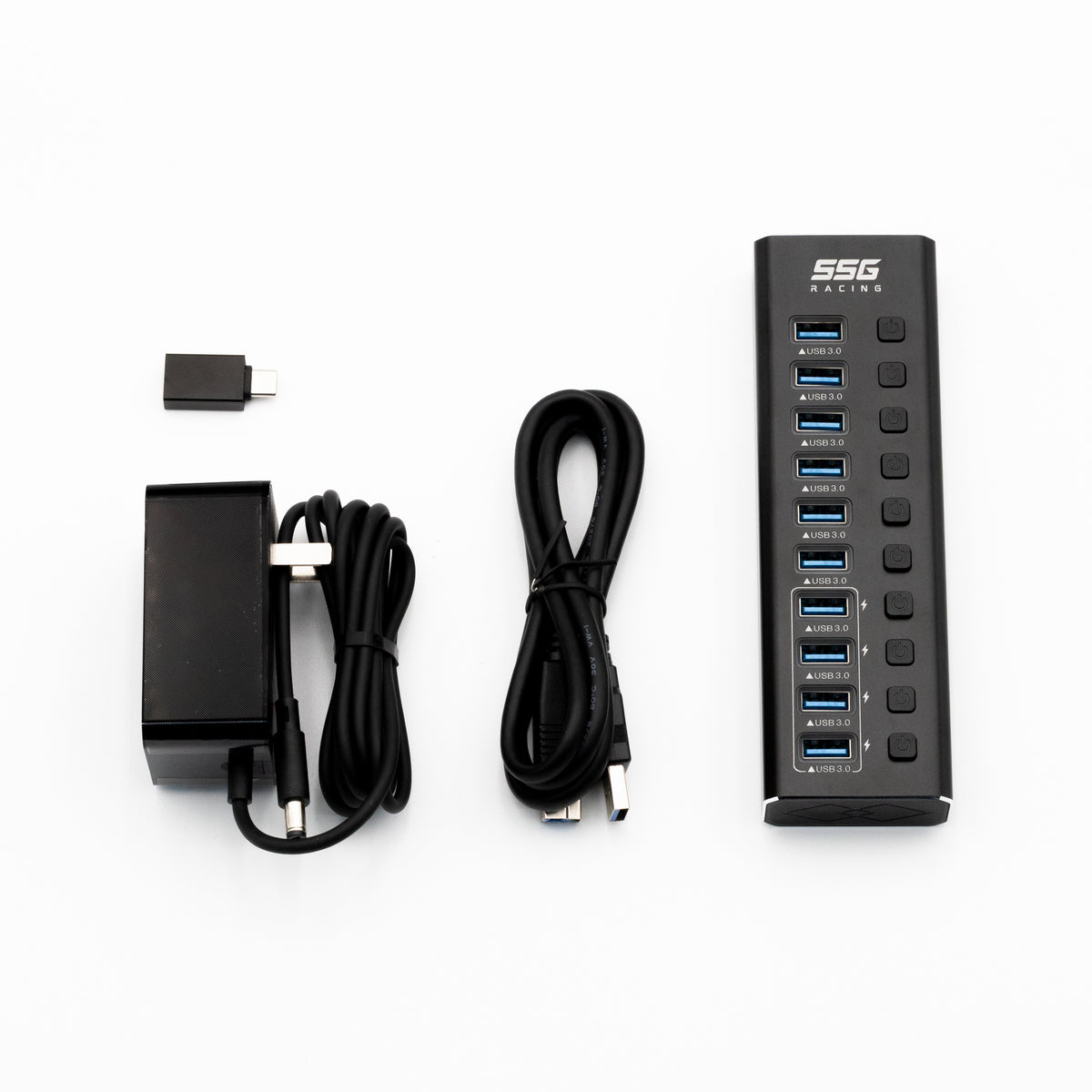 SSG 10-Port Powered USB Hub