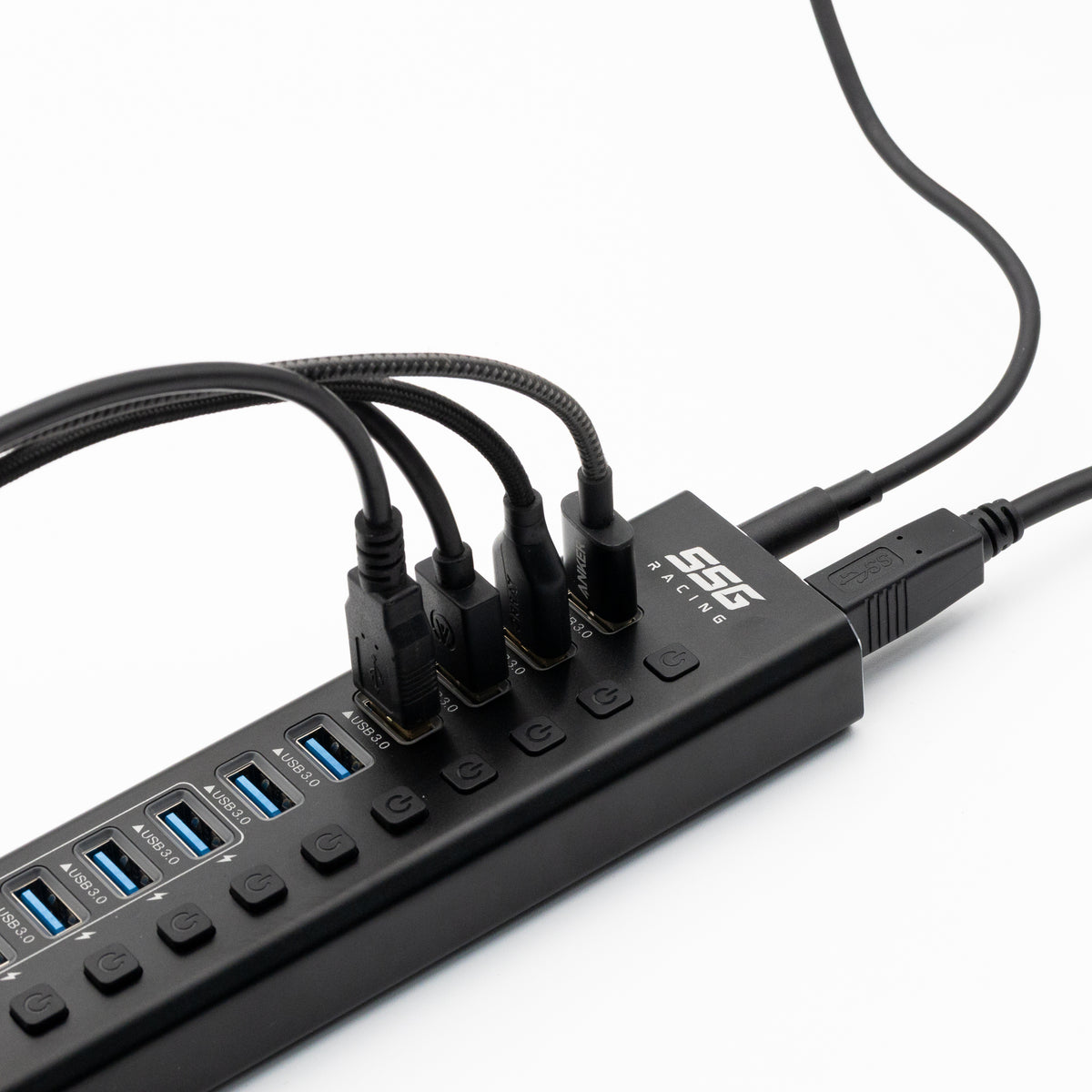 SSG 10-Port Powered USB Hub