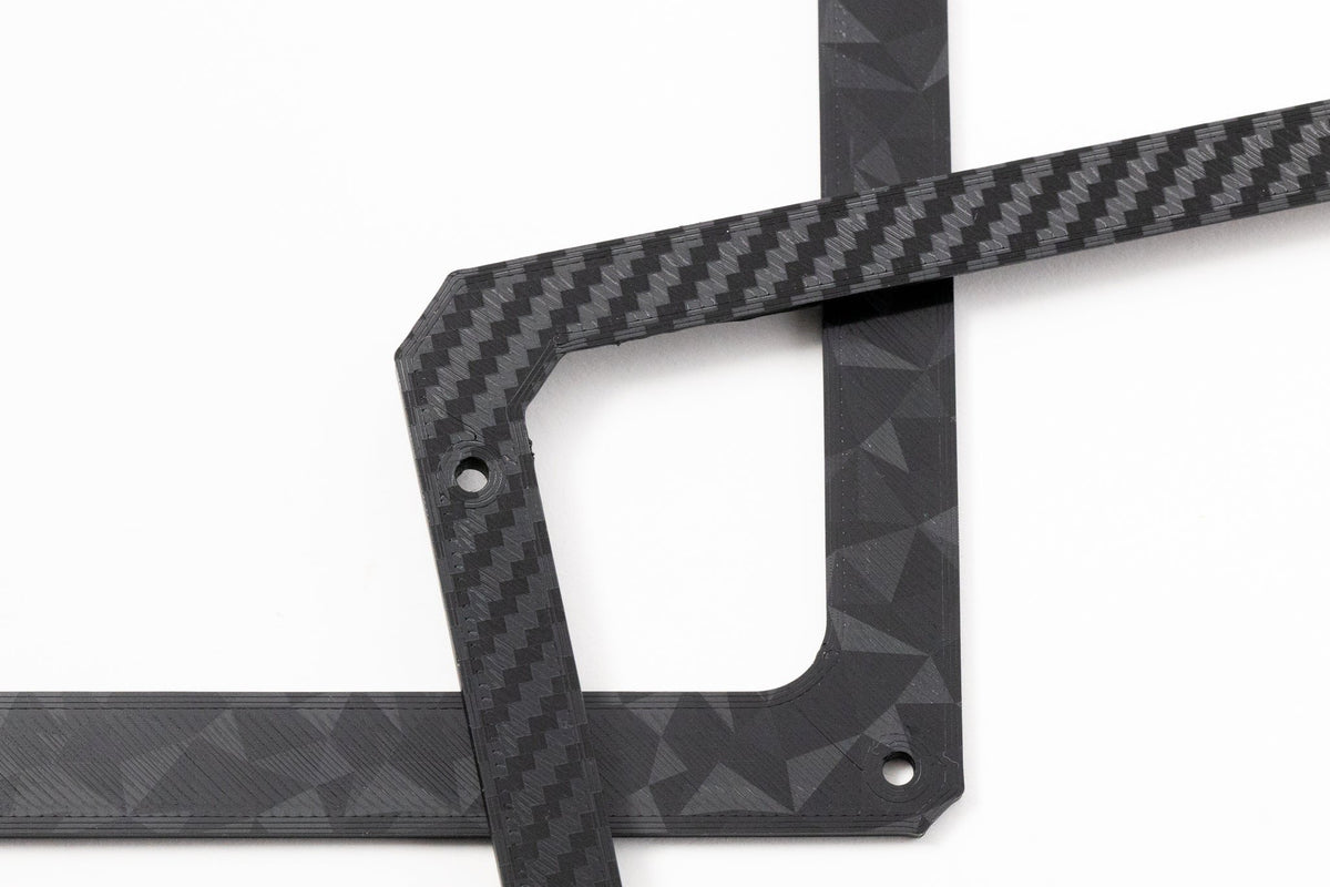 Carbon Fiber Texture Face Plate for SSG Stream Deck Enclosure