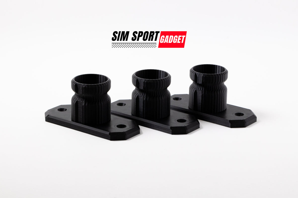 3-Pack Wall Mounts for Fanatec QR1 Quick Release