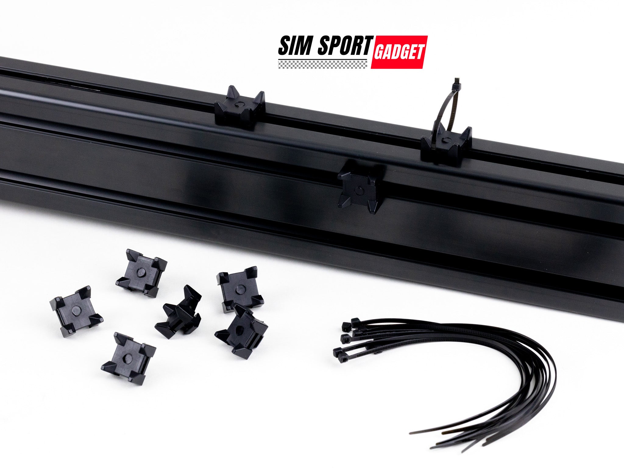 ZipTie Cable Management Clips For Aluminum Profile Rig | Sim Racing | 4040 | 8020 |