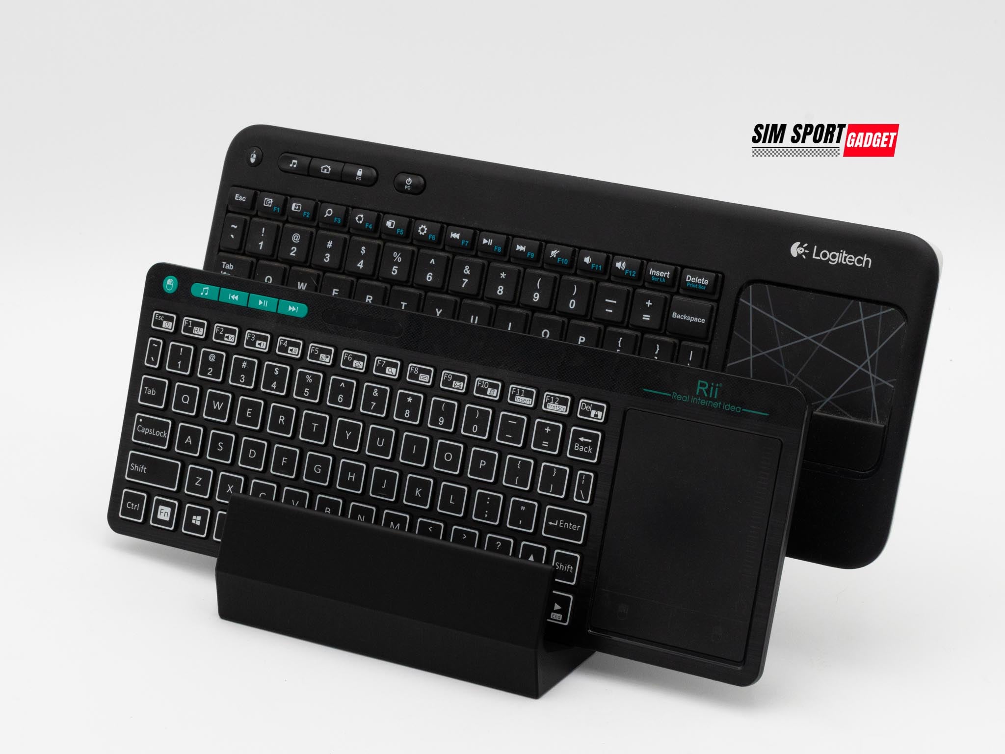 Dual Keyboard Holder for Desks | Shelves | Home | Office | Collectors