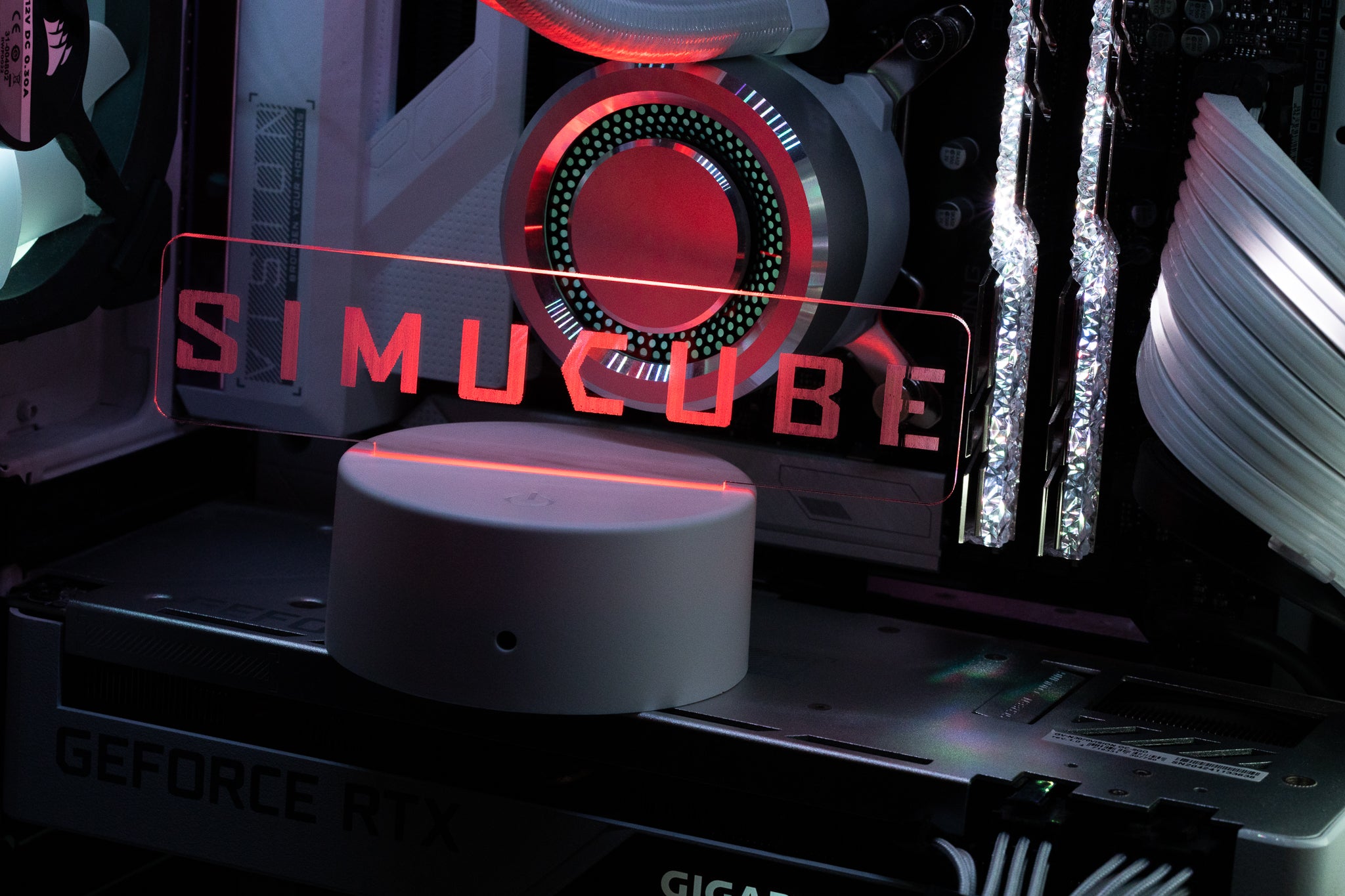 RGB Logo Light for Sim Racing Rig | Decoration | PC Case