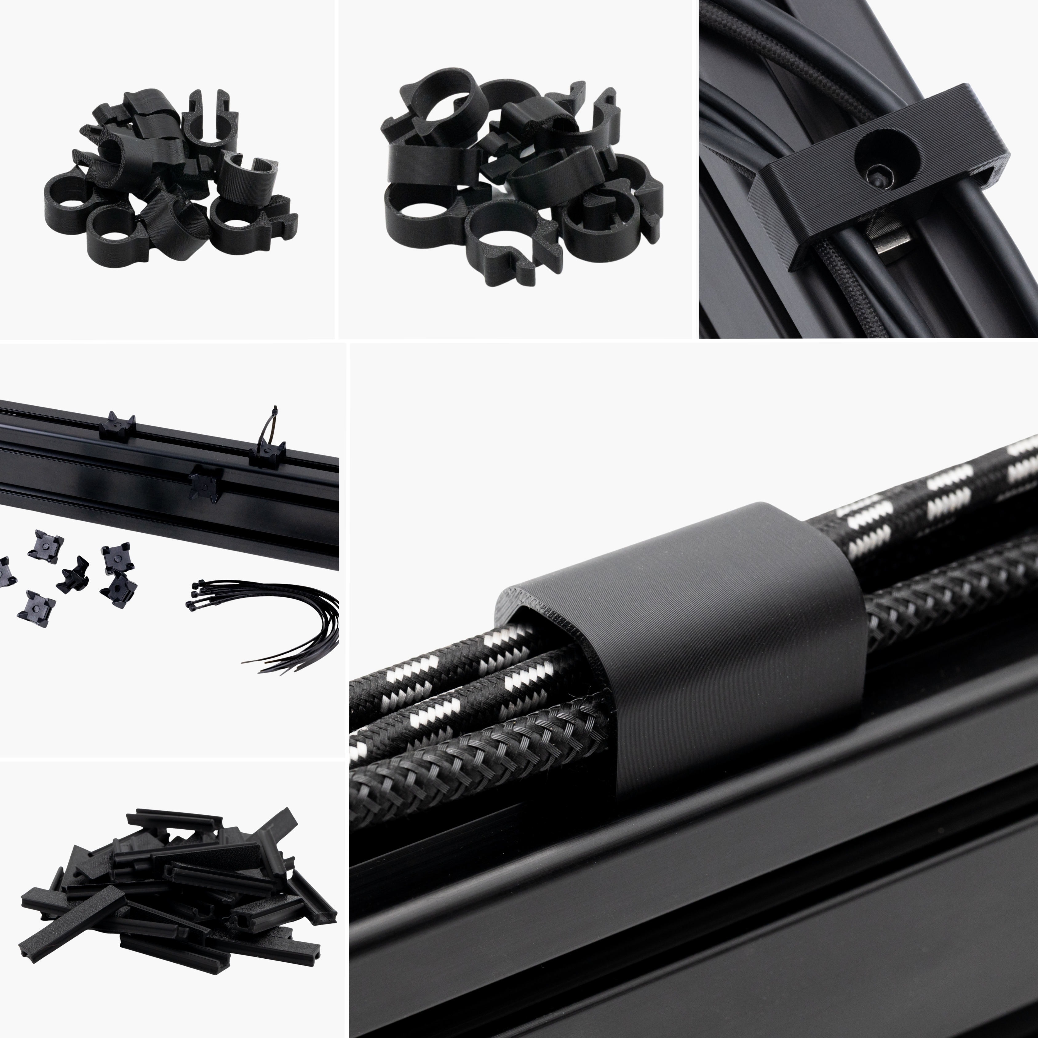 Cable Management Beginner's Pack for Sim Racing Rig | Flight Sim