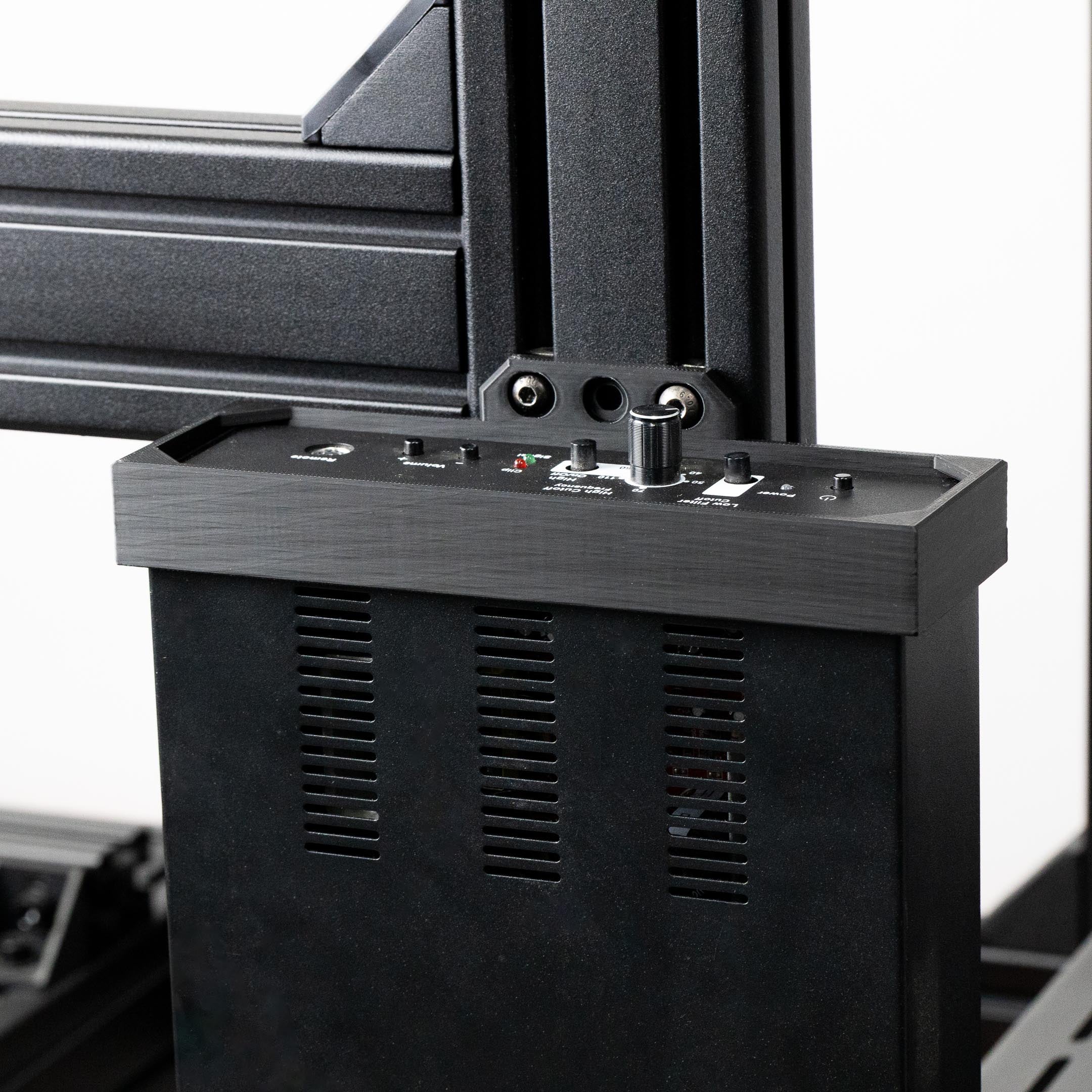 Buttkicker Gamer Plus / Pro Amplifier Power Brick Holder for Sim Racing Rig