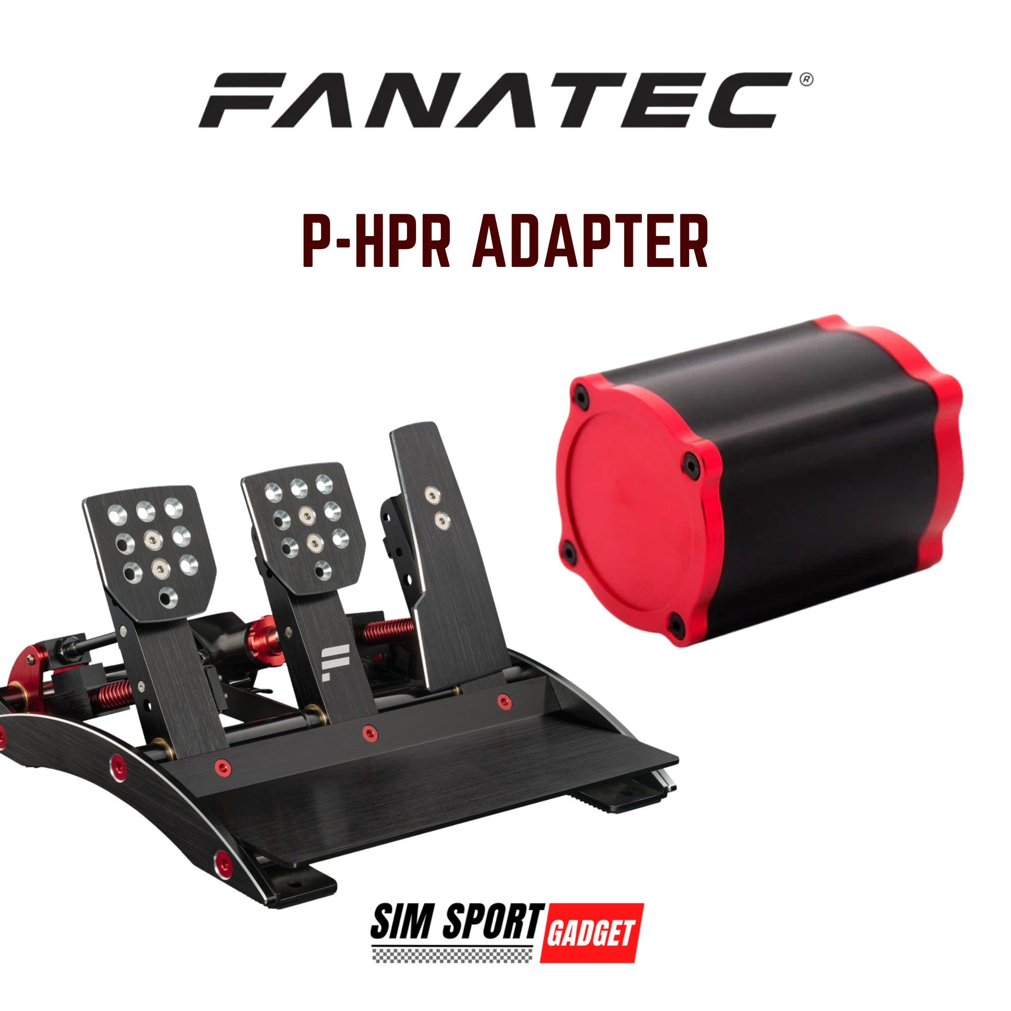 Fanatec ClubSport V3 Pedal Simagic P-HPR Mount - SimSportGadget