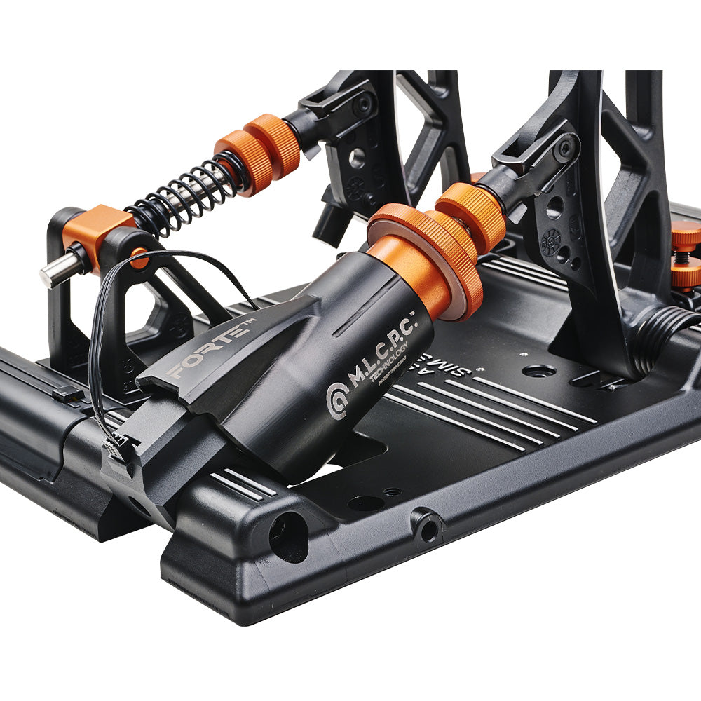 Asetek SimSports Forte Sim Racing Pedals - Brake & Throttle OPEN BOX