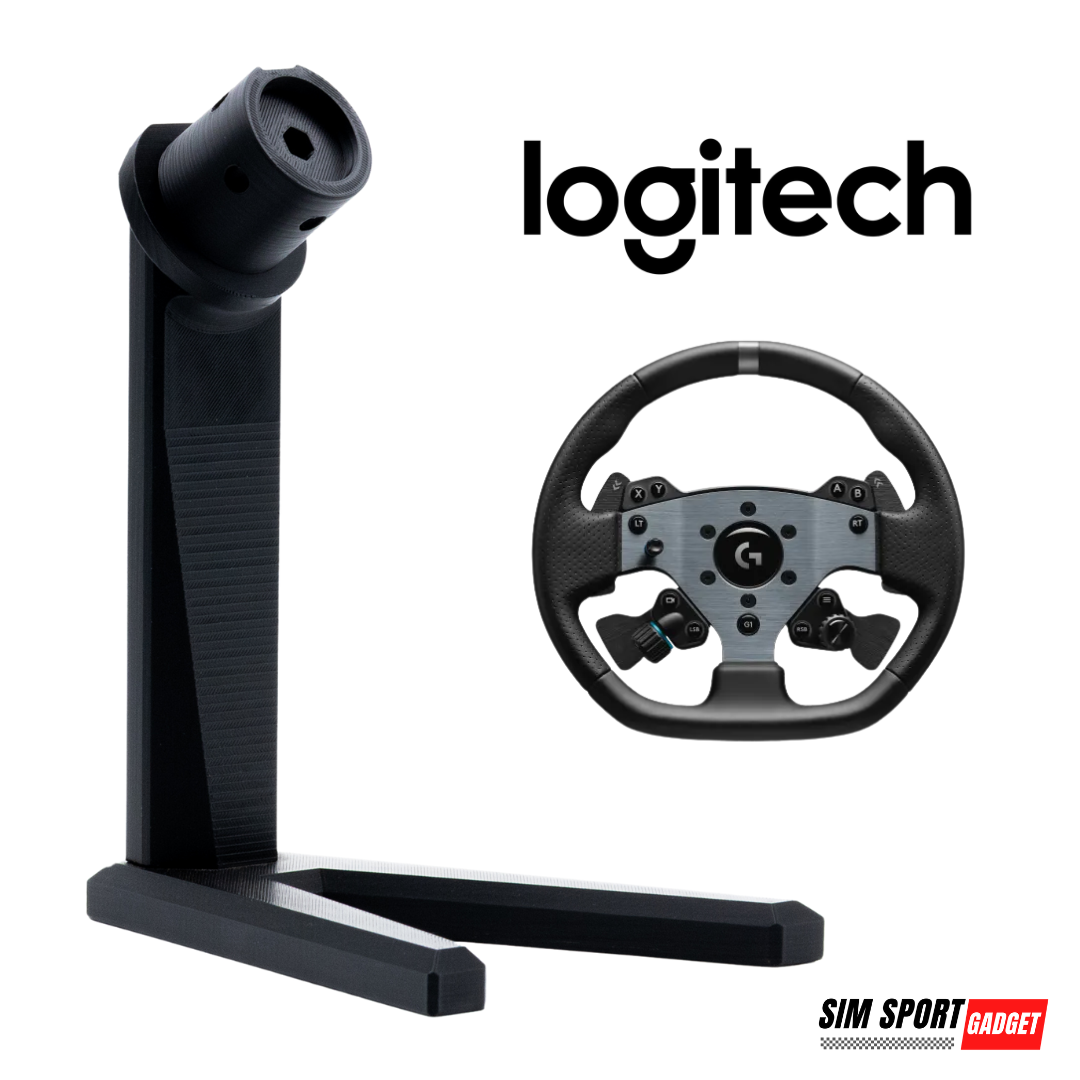 Logitech QR Wheel Display Stand for Sim Racing Steering Wheels ...