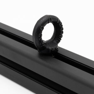 M8 pull ring eye bolt mounted on profile