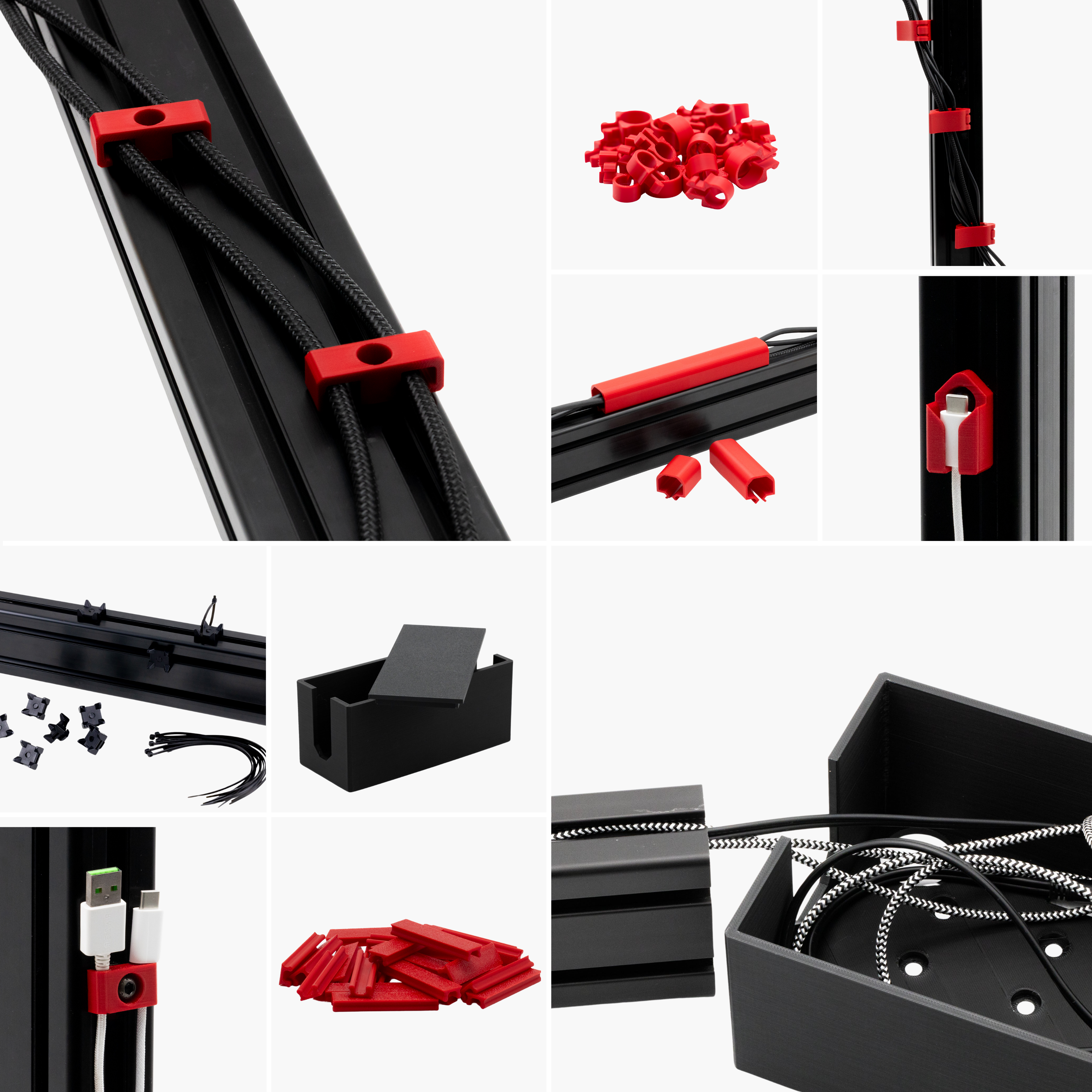 Cable Management Pro Pack for Sim Racing Rig | Flight Sim