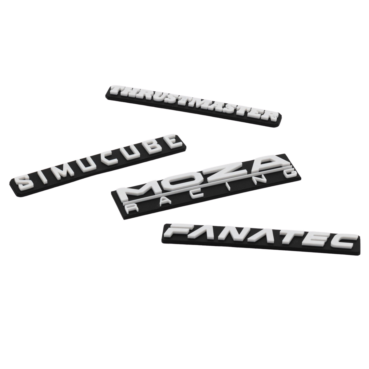Sim Racing Logo Plate Decor | Stick On Style | 200 mm