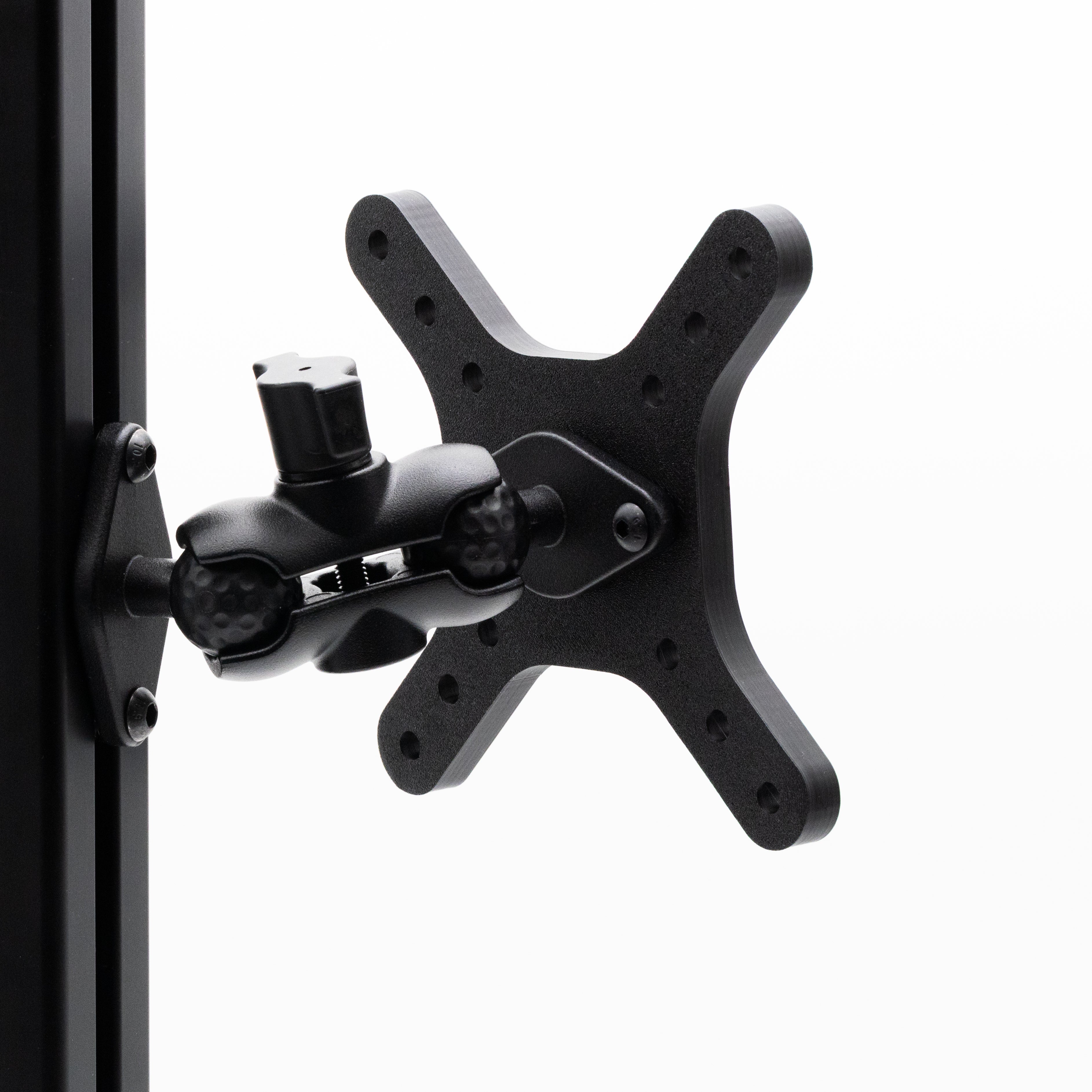 VESA Mount with Heavy-Duty Arm for Sim Rig 50mm 75mm 100mm