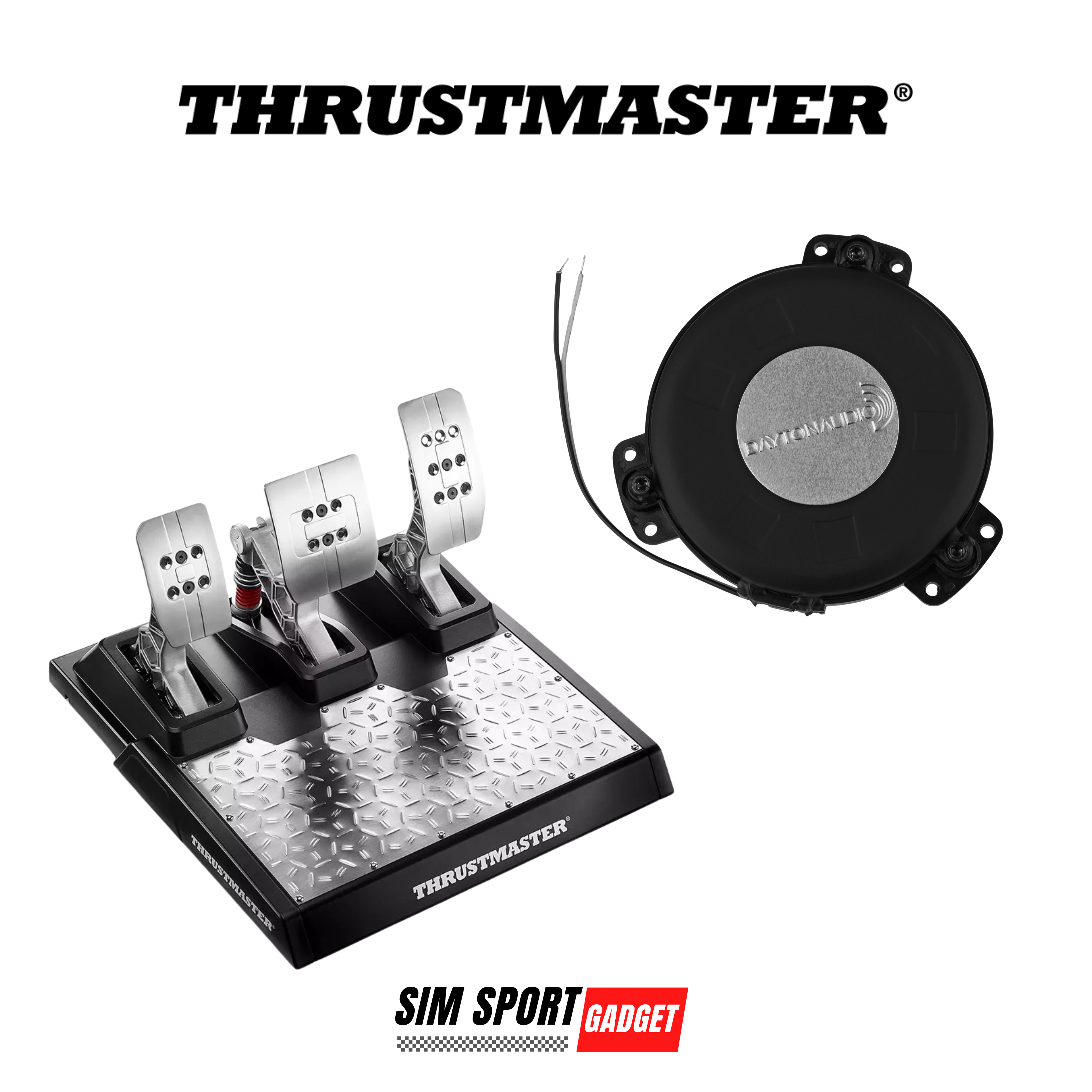 Thrustmaster T-LCM Pedal Dayton Audio TT25 Shaker Adapter