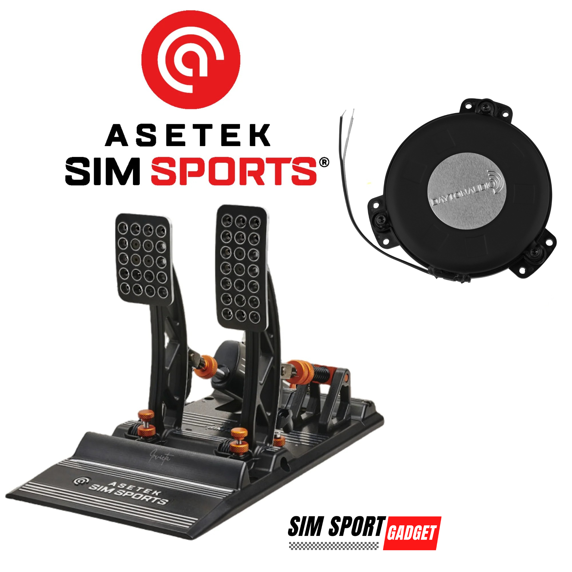 Asetek Pedal Dayton Audio TT25 Shaker Adapter