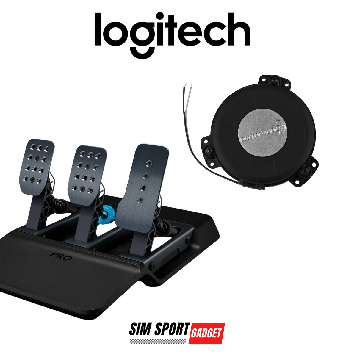 Logitech G Pro Pedal Dayton Audio TT25 Shaker Adapter