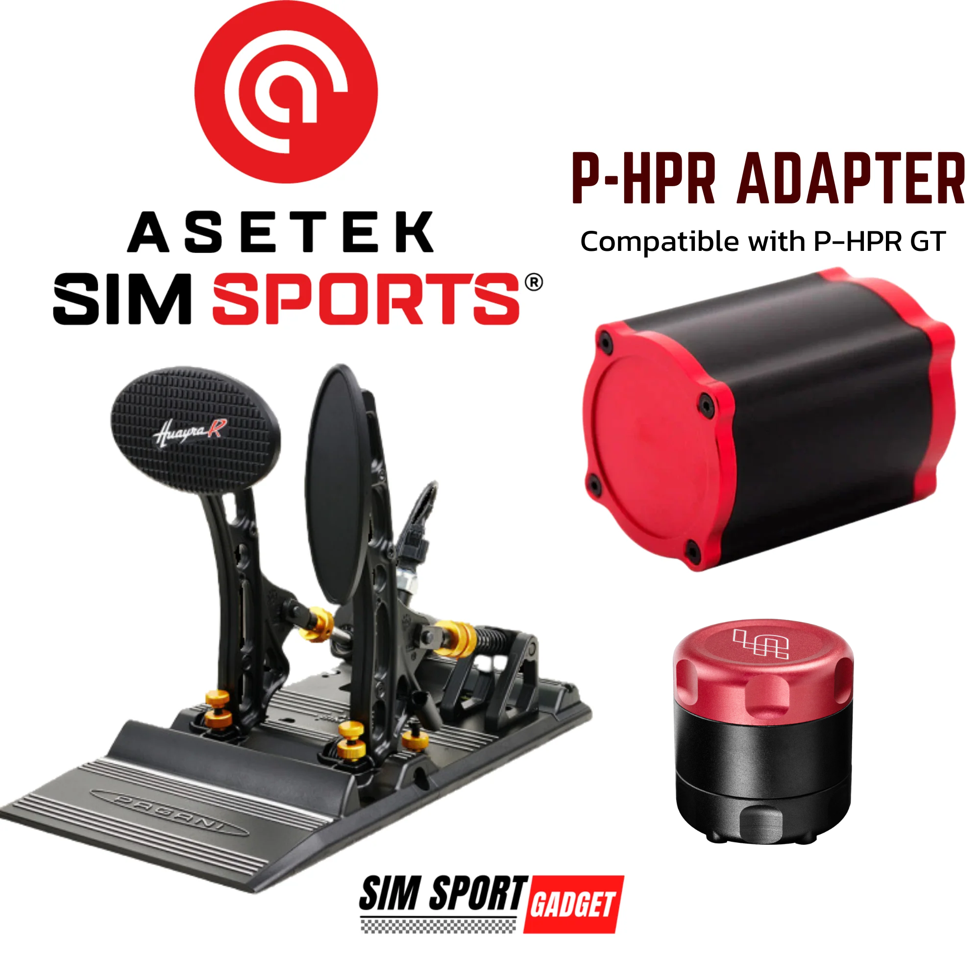 Asetek Pagani Pedal Simagic P-HPR Mount