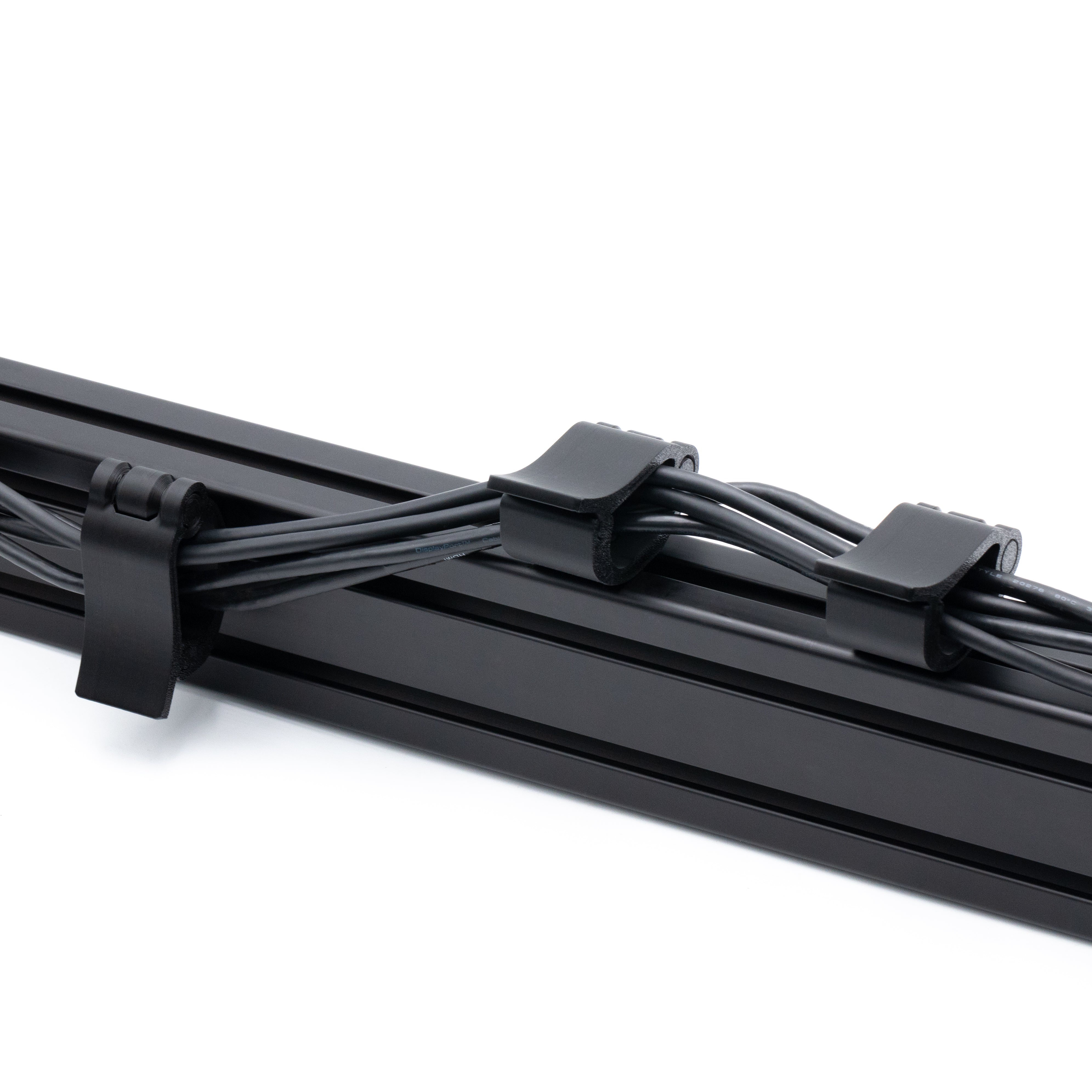 Cable Organizer For Aluminum Profile Rig with Quick Release- Pack of 3