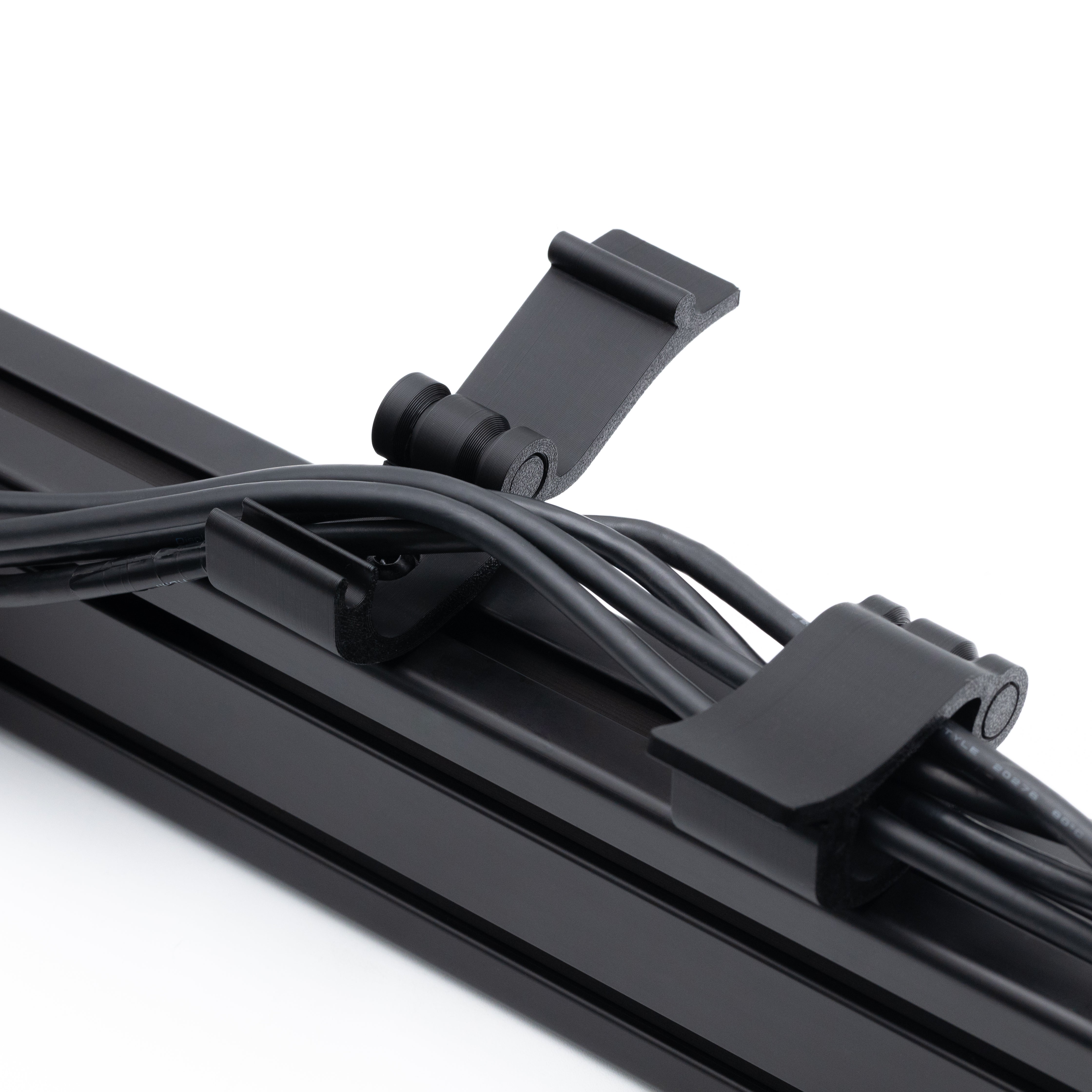 Cable Organizer For Aluminum Profile Rig with Quick Release- Pack of 3
