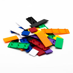 Colored Aluminum Profile End Caps Pack of 5