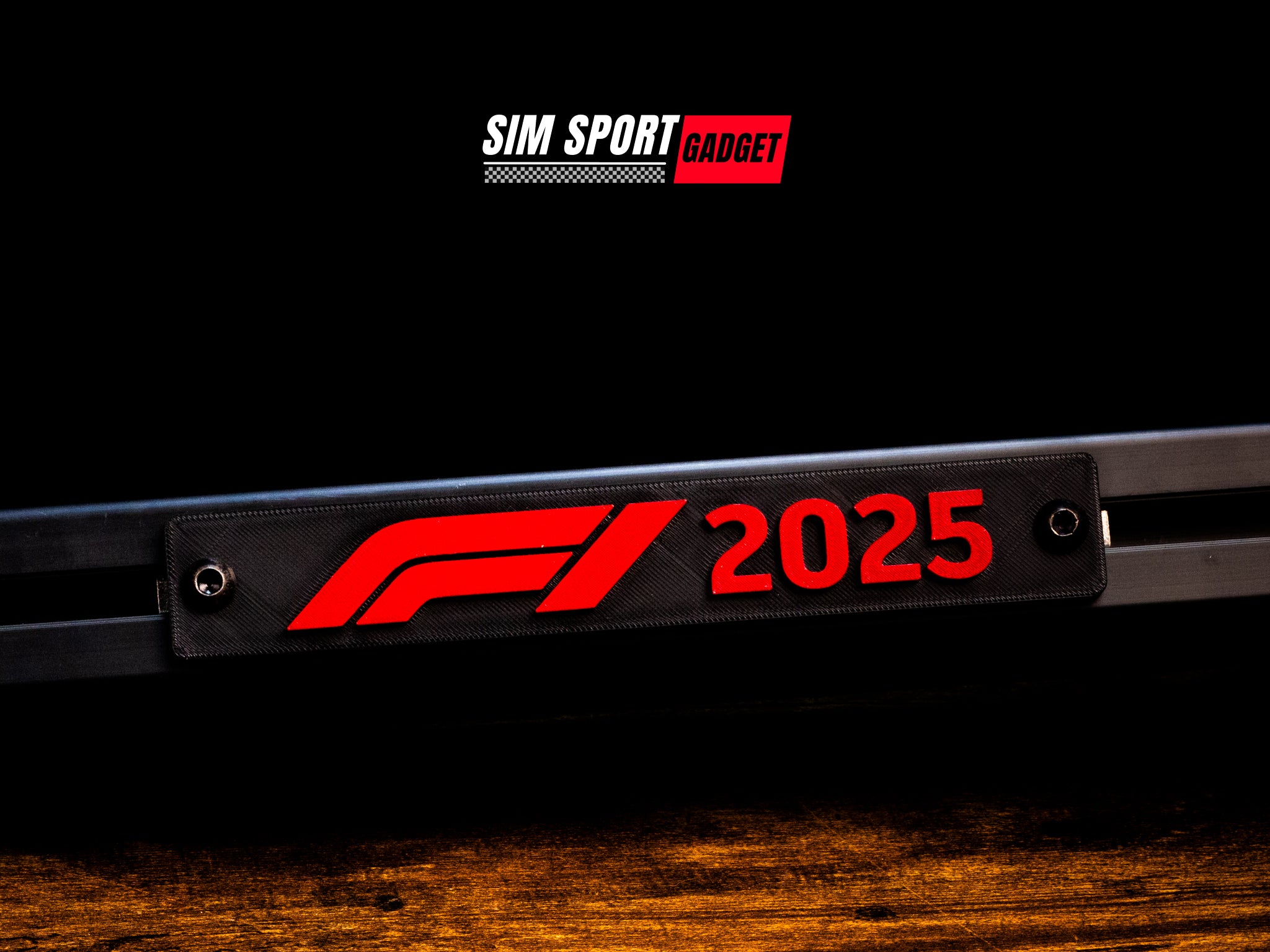 Formula 1 Game 3D Logo Art Decor For Sim Racing – SimSportGadget