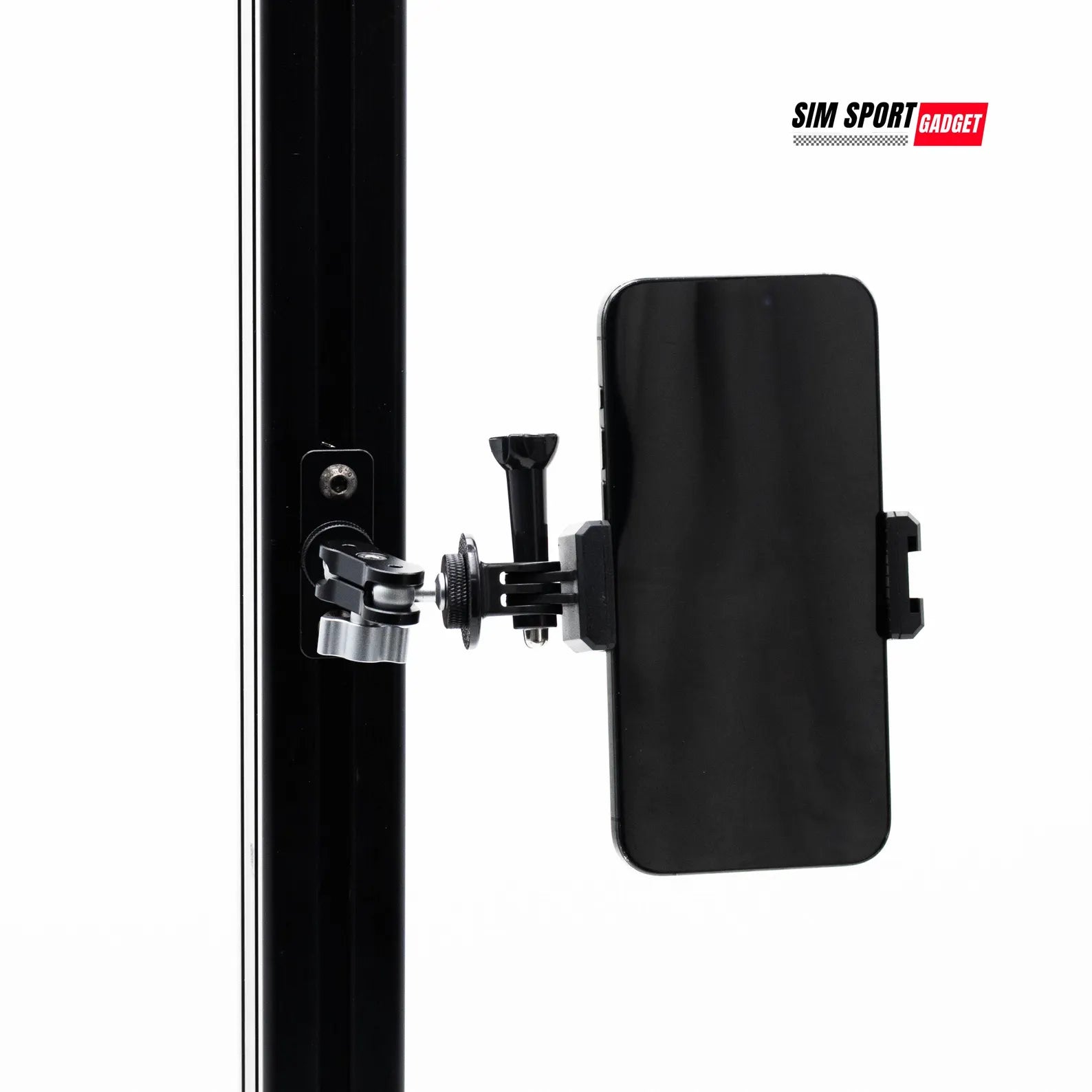 Phone Mount For Sim Racing Rig with 3 inch Metal Articulating Arm | Sim Racing | Flight Rig