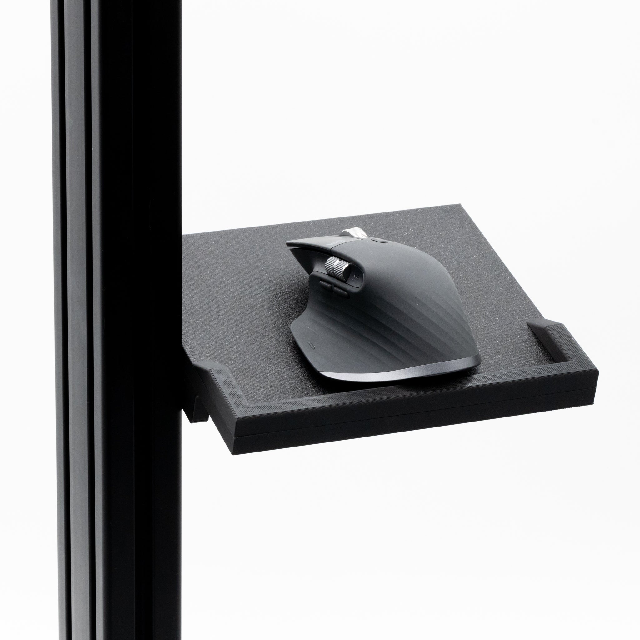 Mouse Pad with Rail for Sim Racing Rig