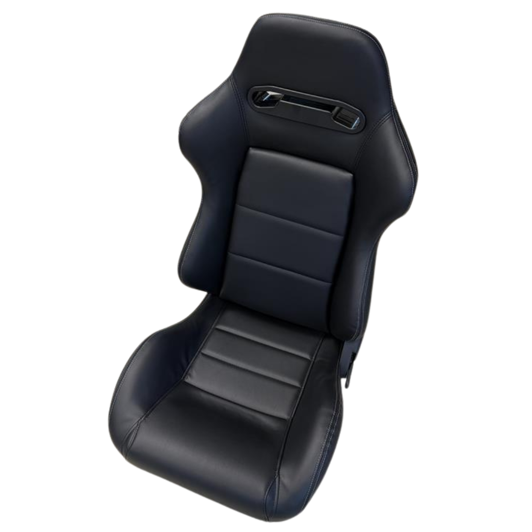 Sim Motion GT2 PVC Leather Sim Racing Seat with Sliders and Recline