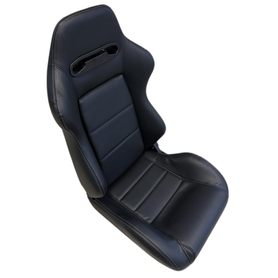 Sim Motion GT2 PVC Leather Sim Racing Seat with Sliders and Recline